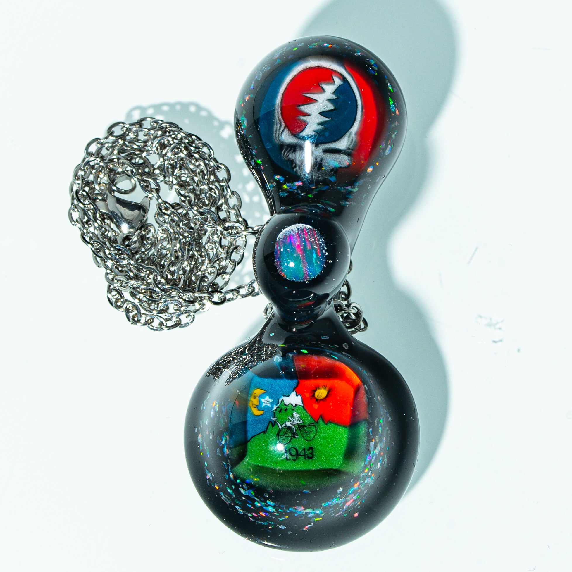 Erin Cartee - Steal Your Bicycle Day Opal Pendant