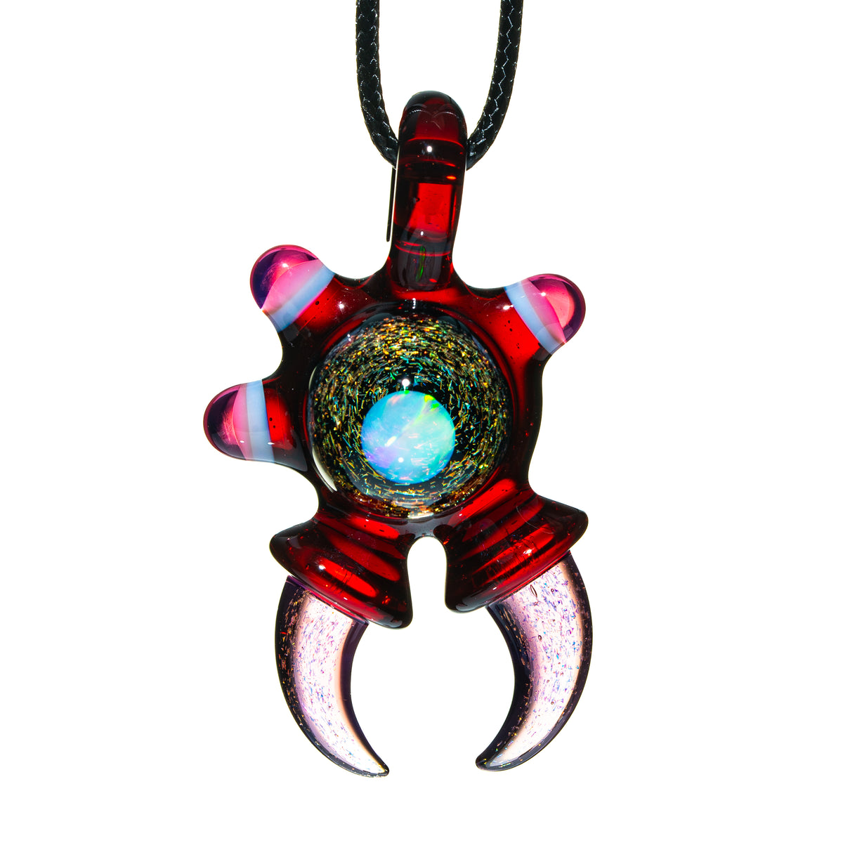 Alex Ubatuba - Small Red Warlock Pendant