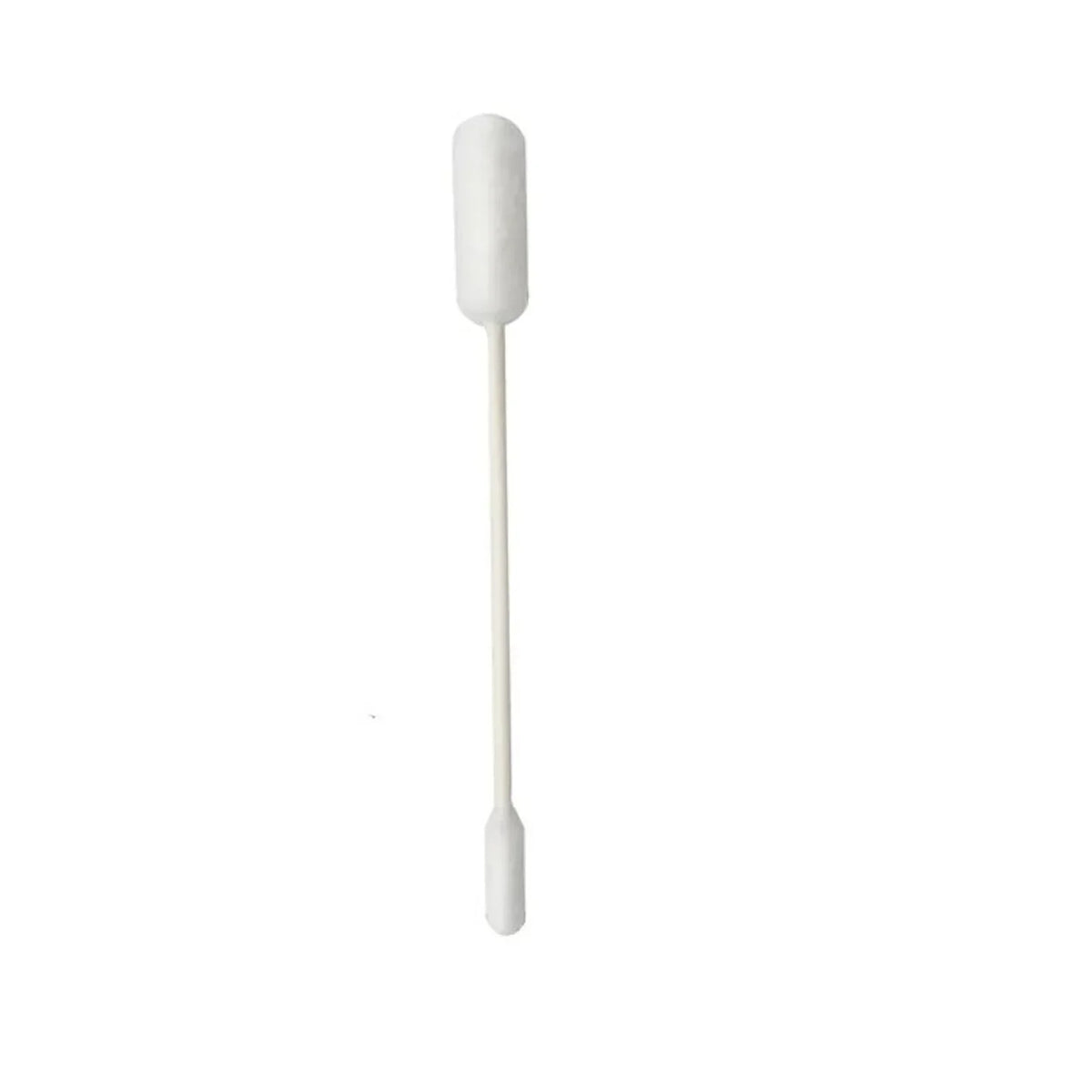 Dual-ended cotton cleaning swab for glass pipes and accessories