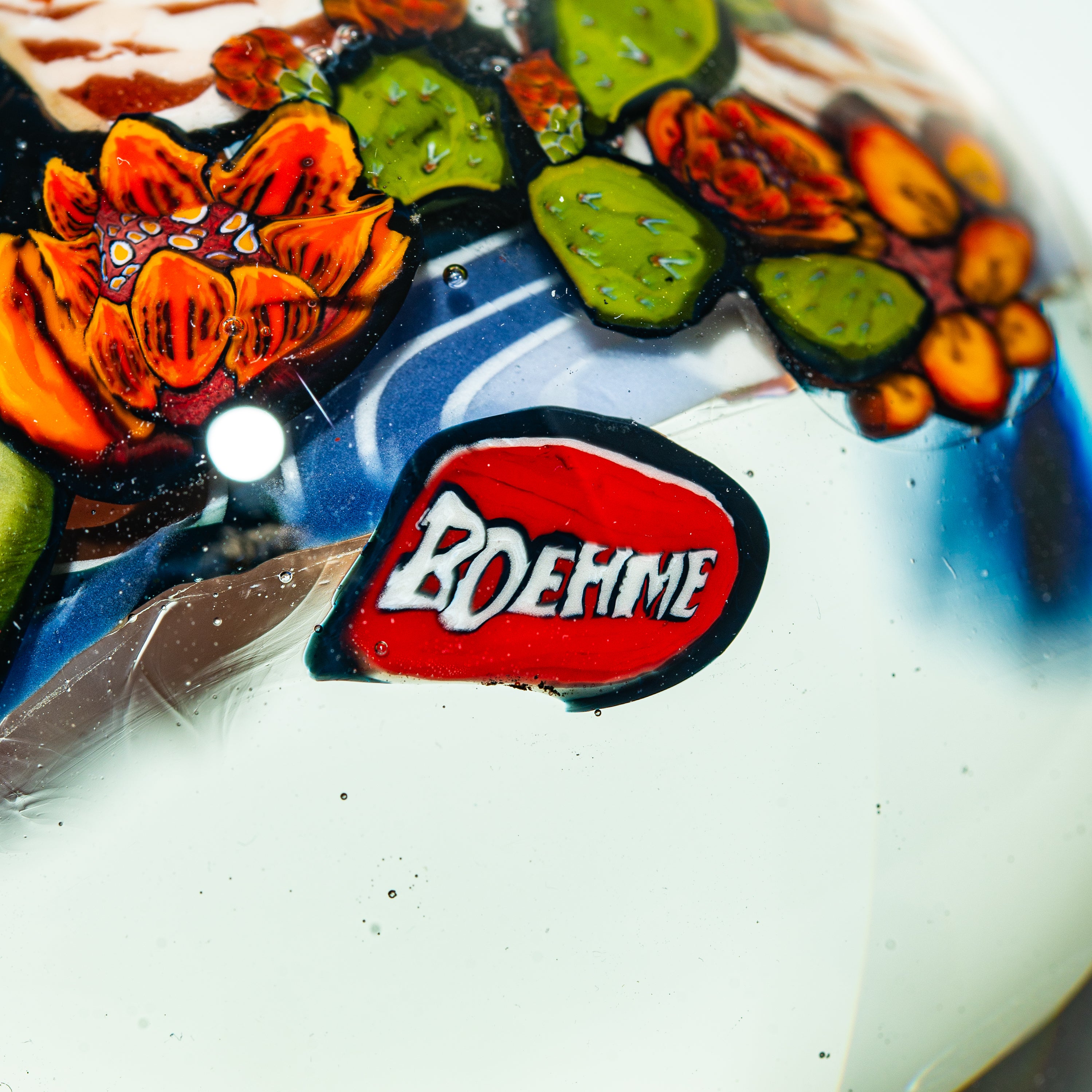 Stephen Boheme - Owl Family 67MM Marble