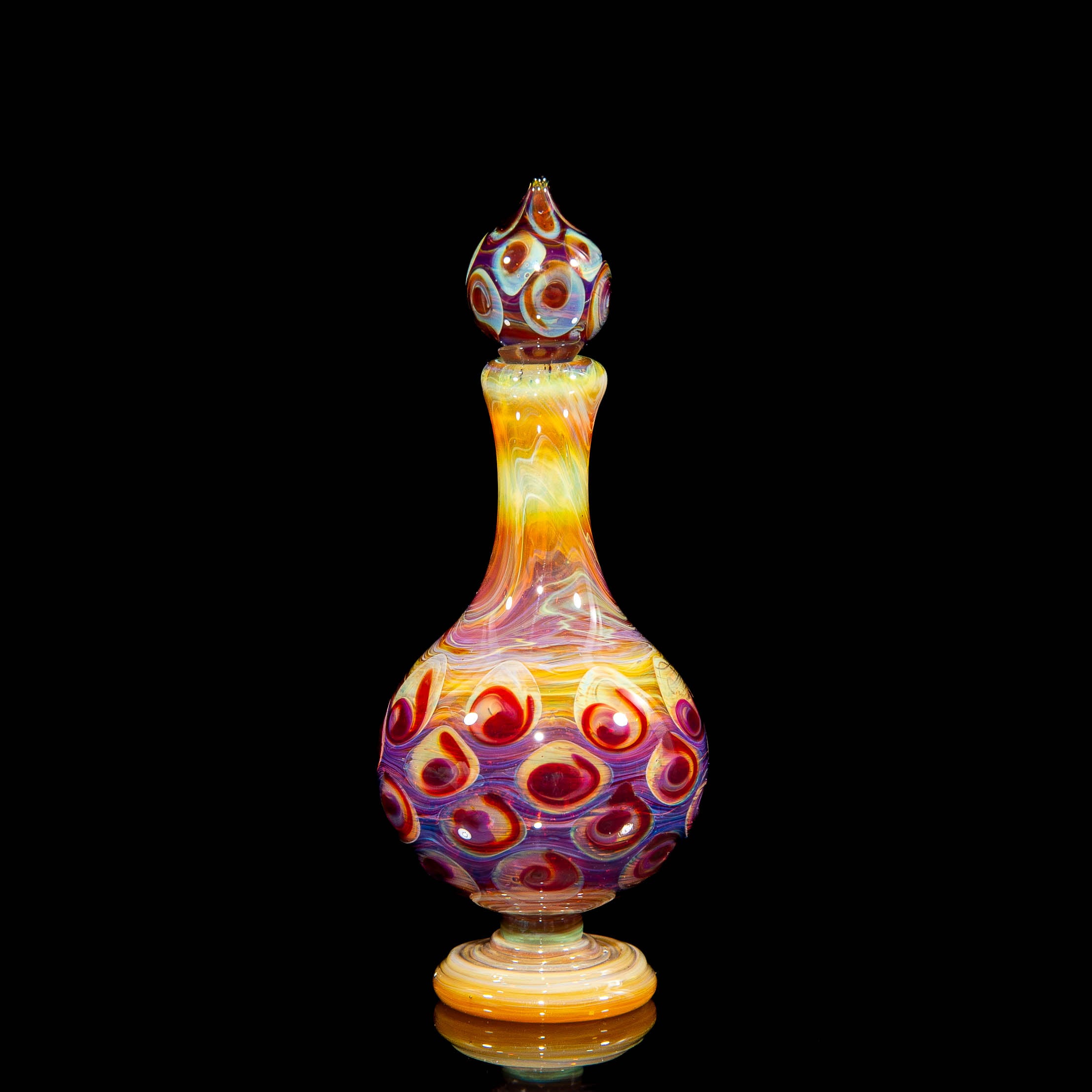 Suellen Fowler - Candy Apple Peacock Perfume Bottle