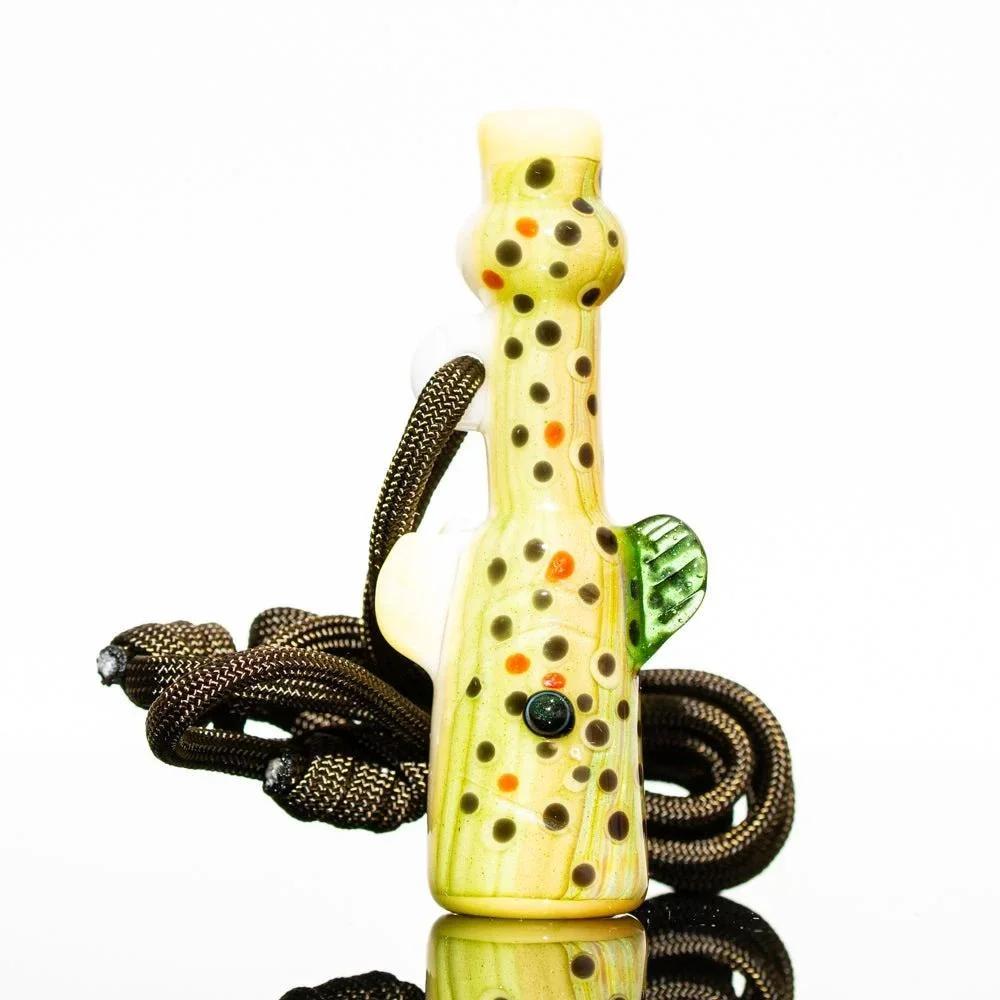 603 Glass - Brown Trout Fish Whistle