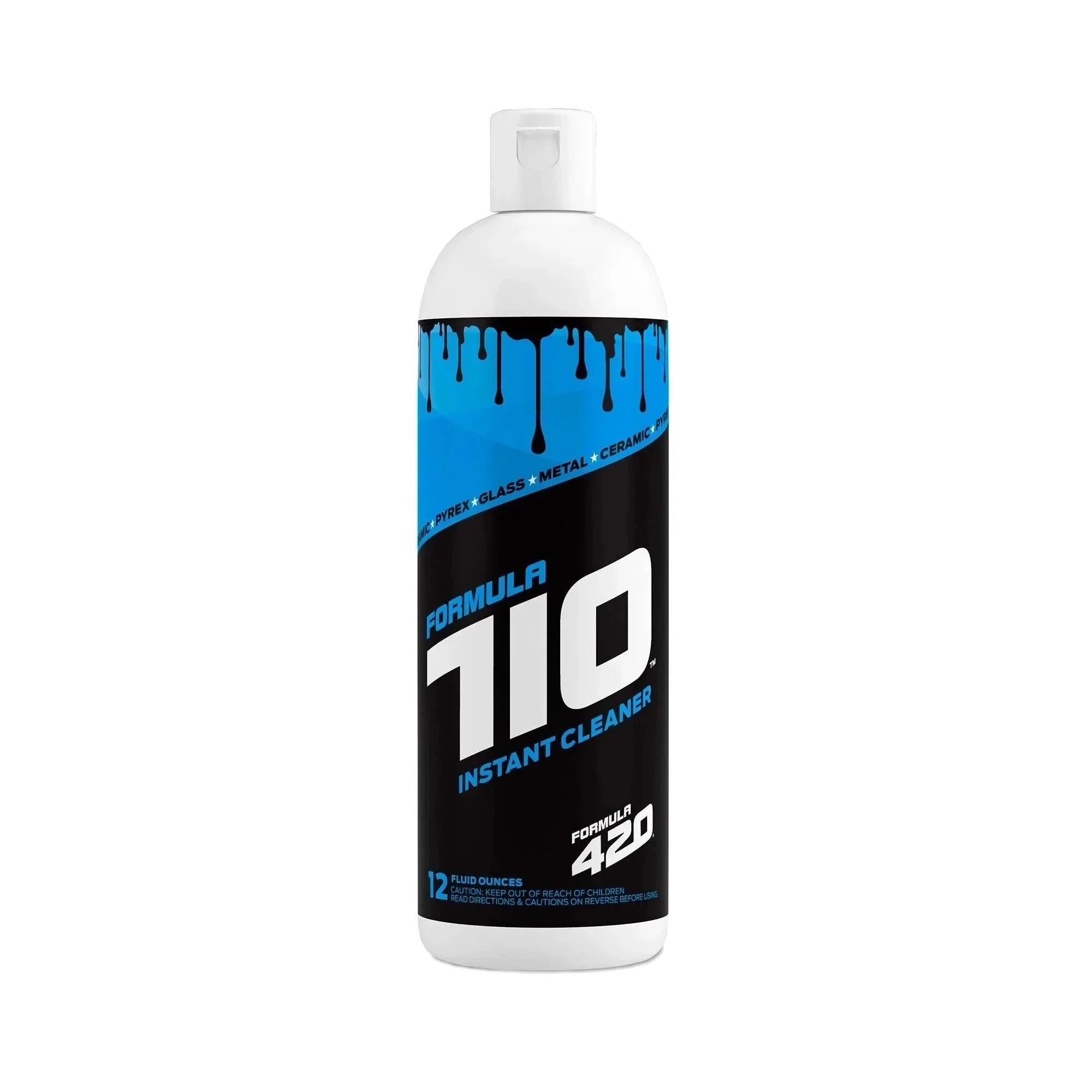 Formula 710 instant cleaner bottle for glass, metal, and ceramic accessories, 12 oz.