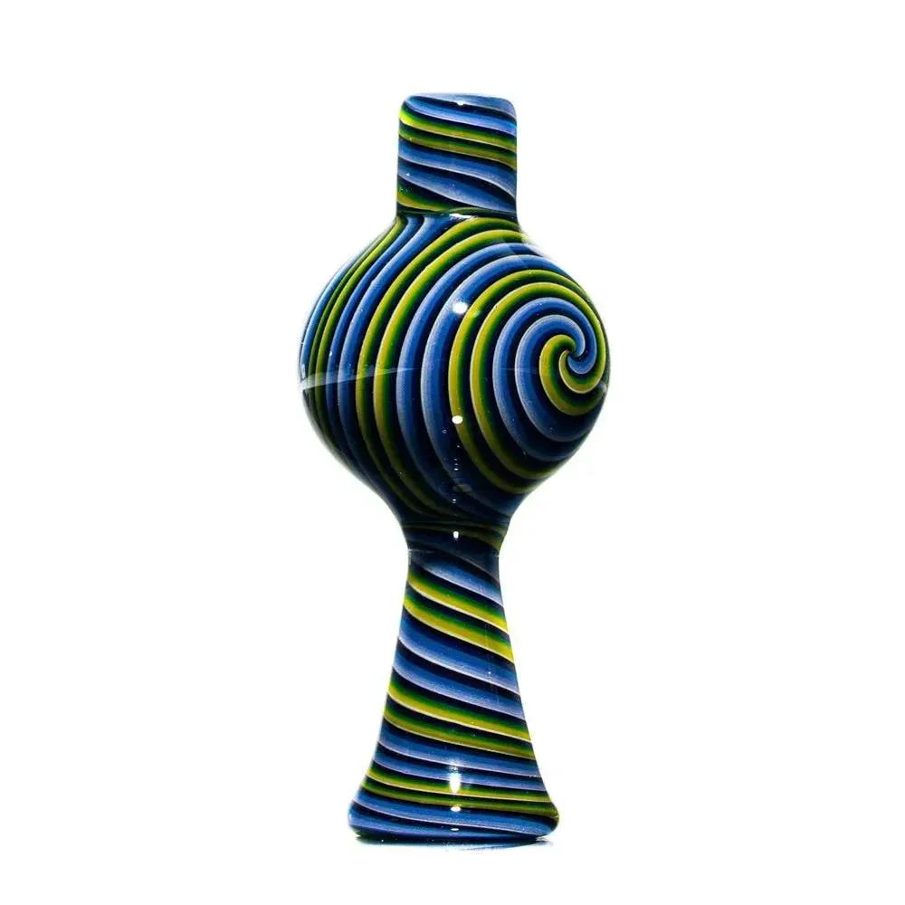 Cameron Burns - Blue & Green Linework Bubble Cap