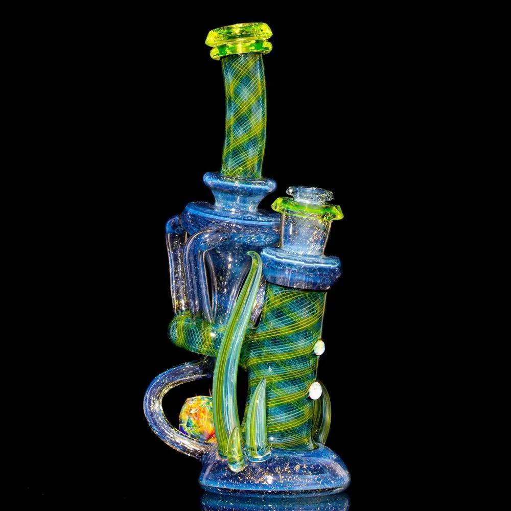 Crux Glass - Dichro Over Potion, Hydro Electric & Illuminati Fully Tricked Out Rebubbler