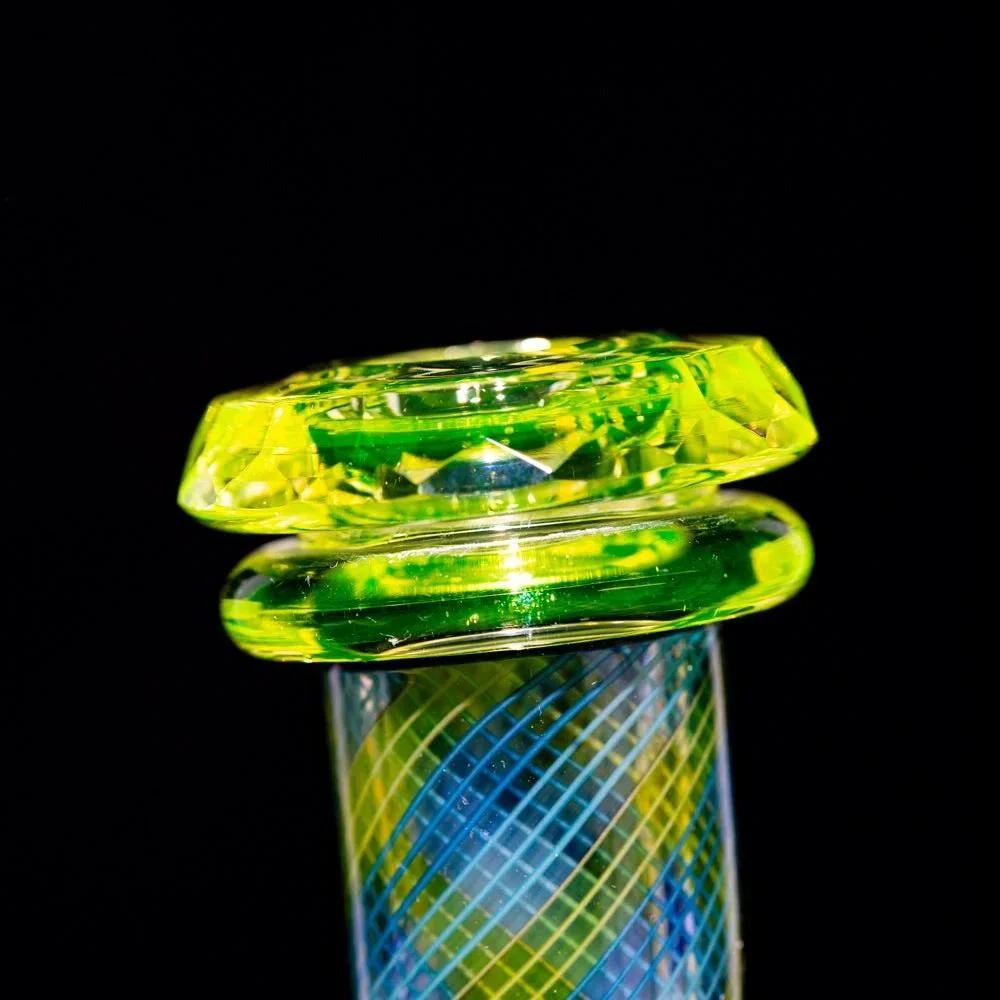Crux Glass - Dichro Over Potion, Hydro Electric & Illuminati Fully Tricked Out Rebubbler