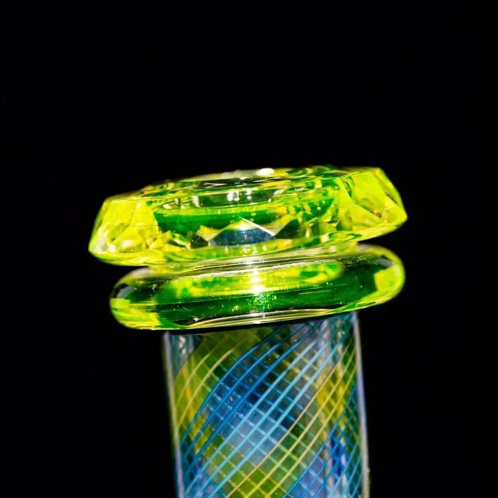 Crux Glass - Dichro Over Potion, Hydro Electric & Illuminati Fully Tricked Out Rebubbler