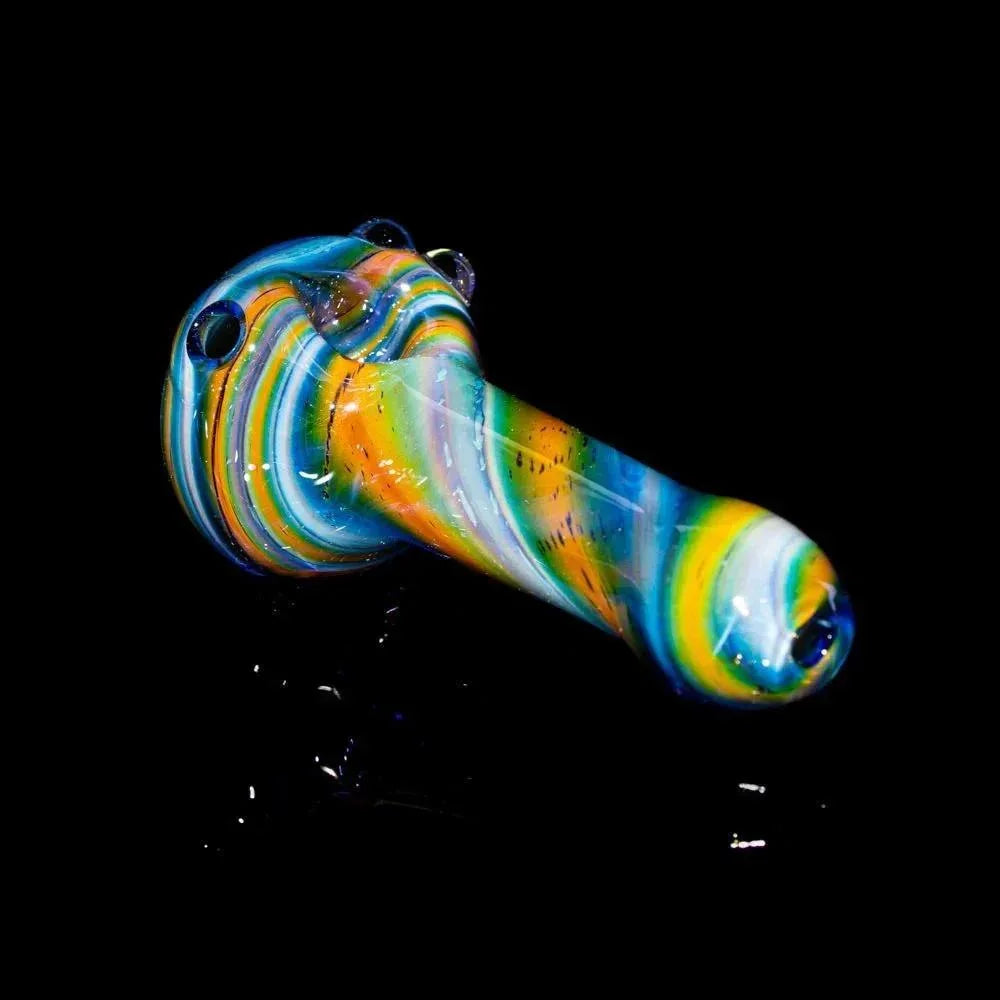 Garden Of Eden Glass - Blue Fumed Space Spoon #2