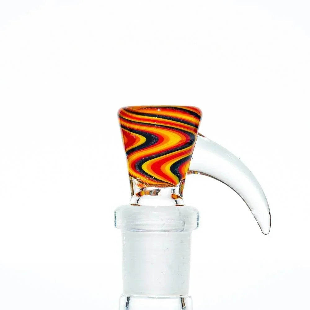 Glass Distractions - Fire Wig Wag 14mm Flare Slide