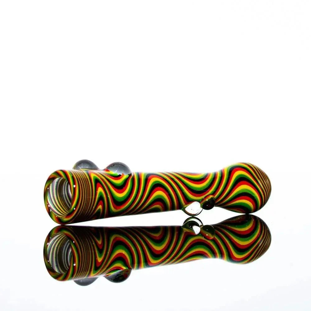 Glass Distractions - Rasta Wig Wag Onie