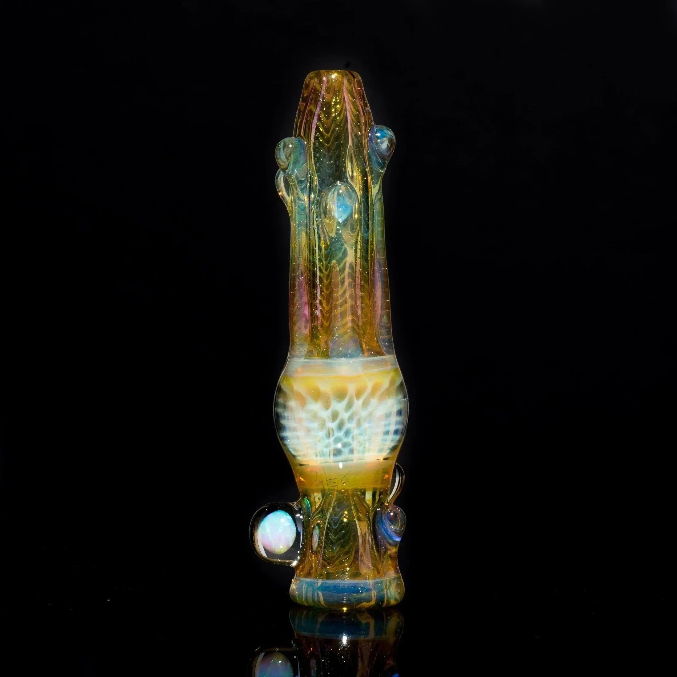 Gonzoe X Beak Fumed Honeycomb Chillum