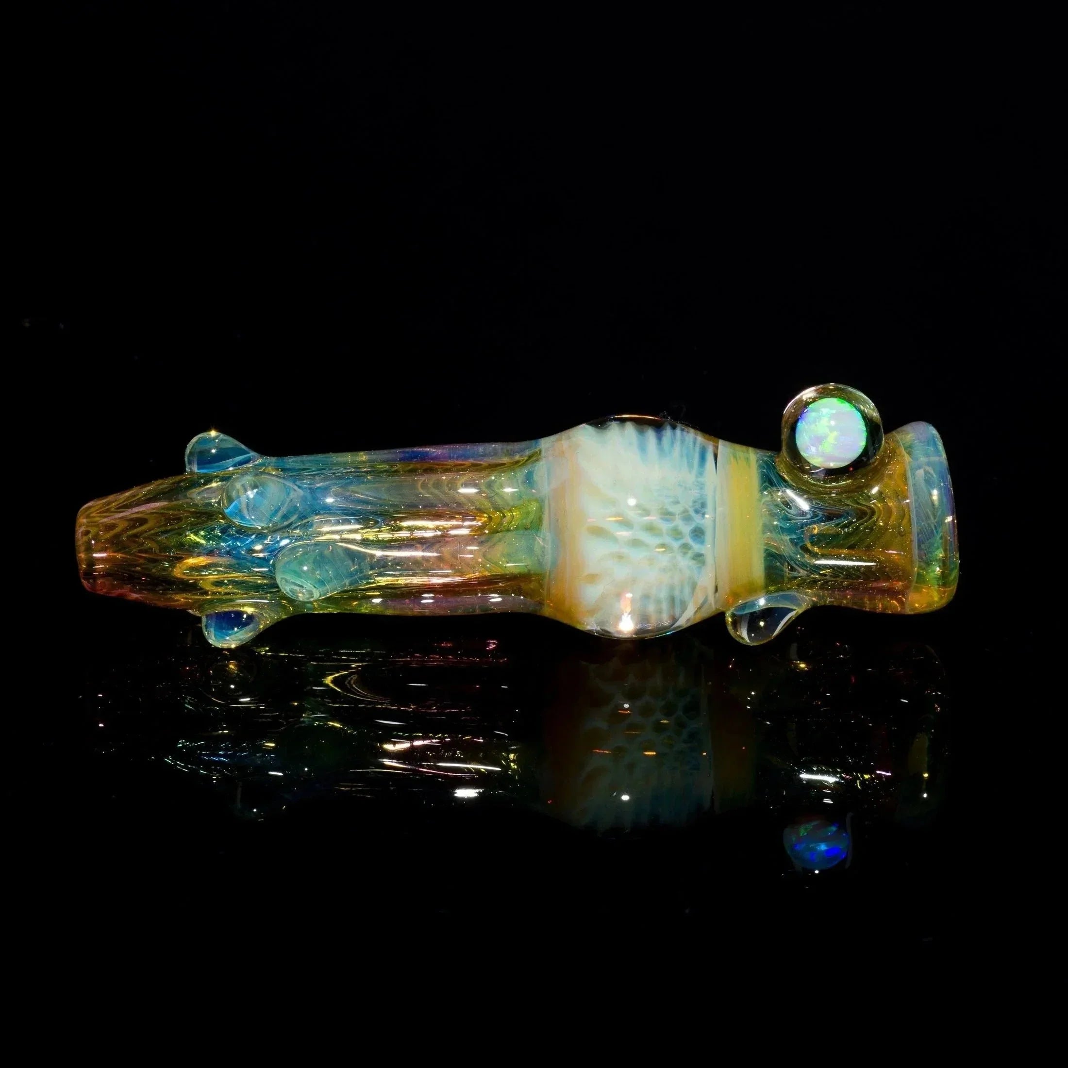 Gonzoe X Beak Fumed Honeycomb Chillum