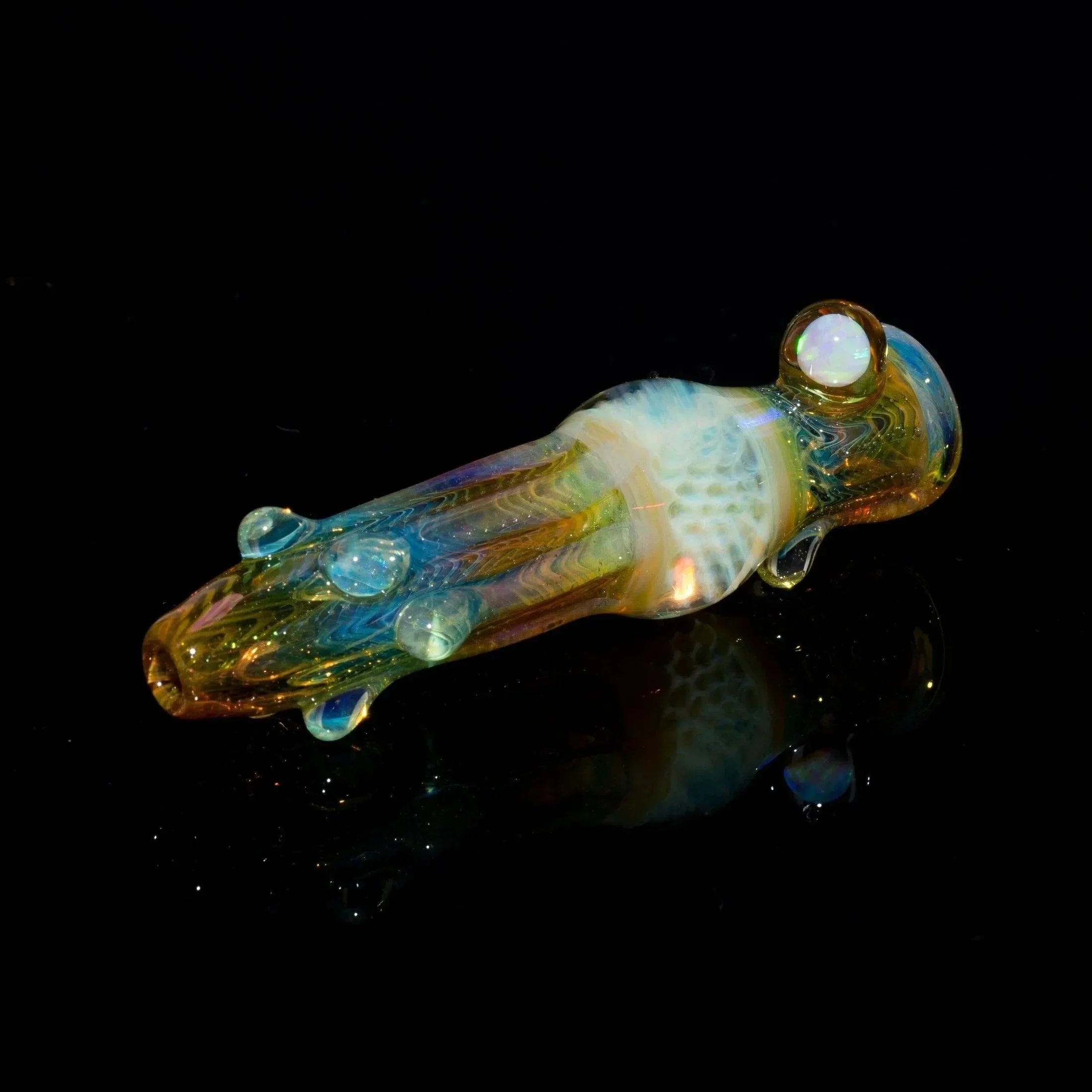 Gonzoe X Beak Fumed Honeycomb Chillum