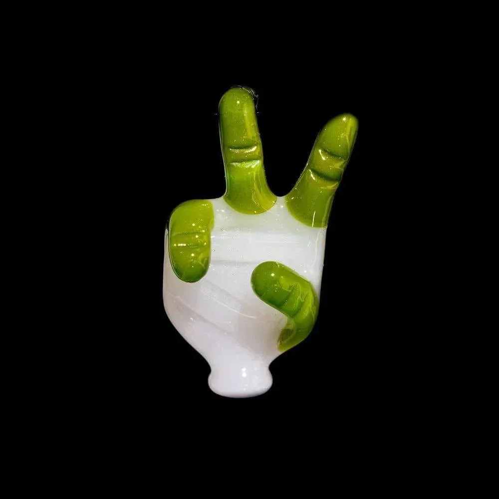 Goober Gabe - Timber Peace Sign Mini Pendant