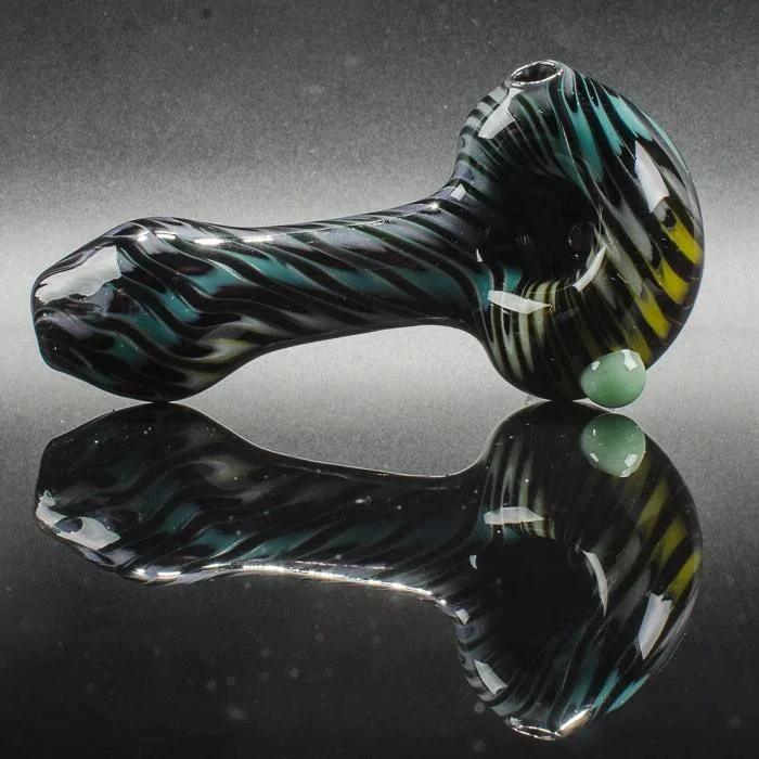 Hot Mess Glass - Dark Rainbow Spoon