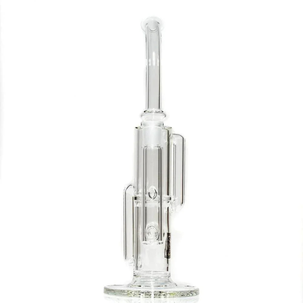 Licit Glass - 38 Special Flower Recycler Bent Neck