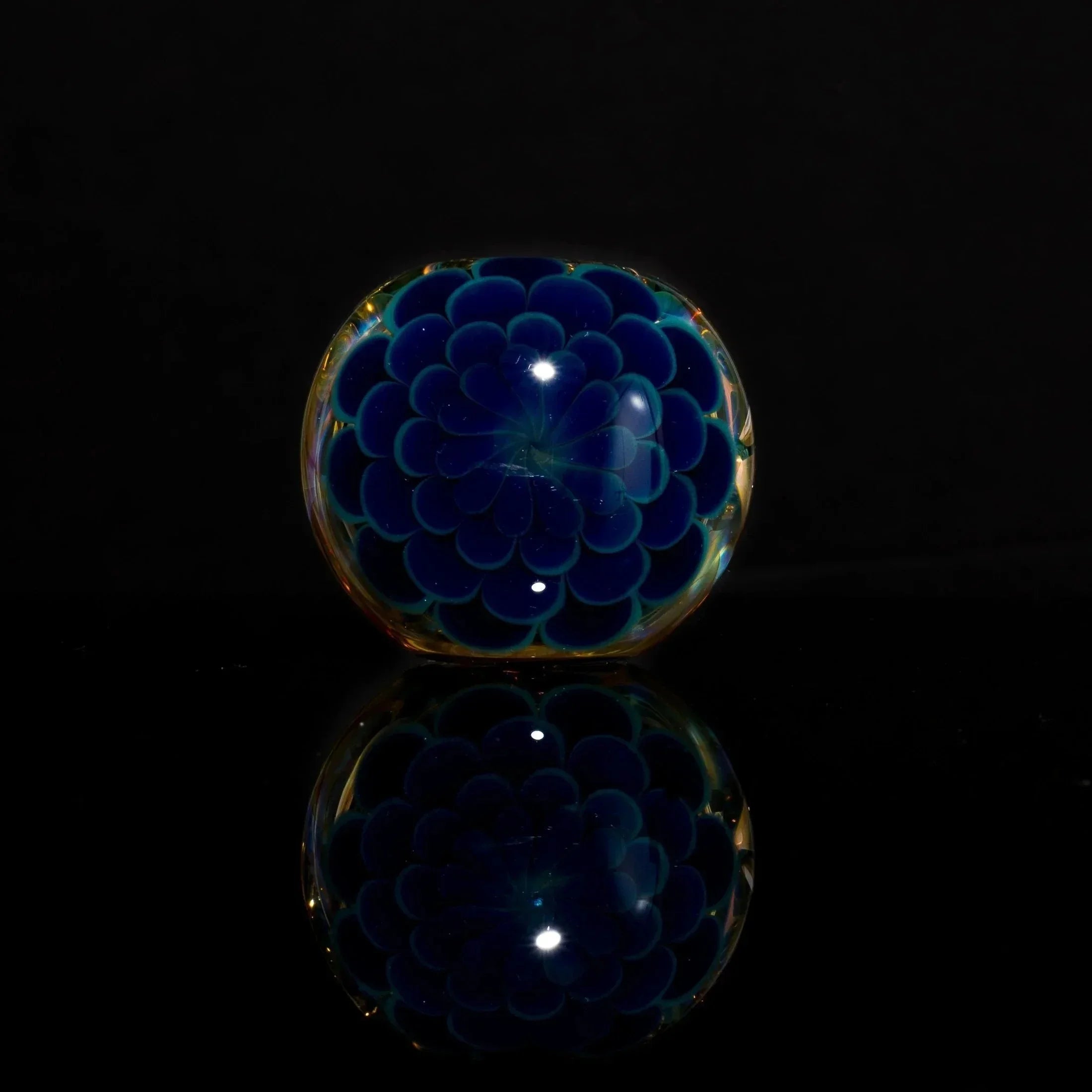 Matt 2000 Fumed Inside Out Dotstack Spoon Blue