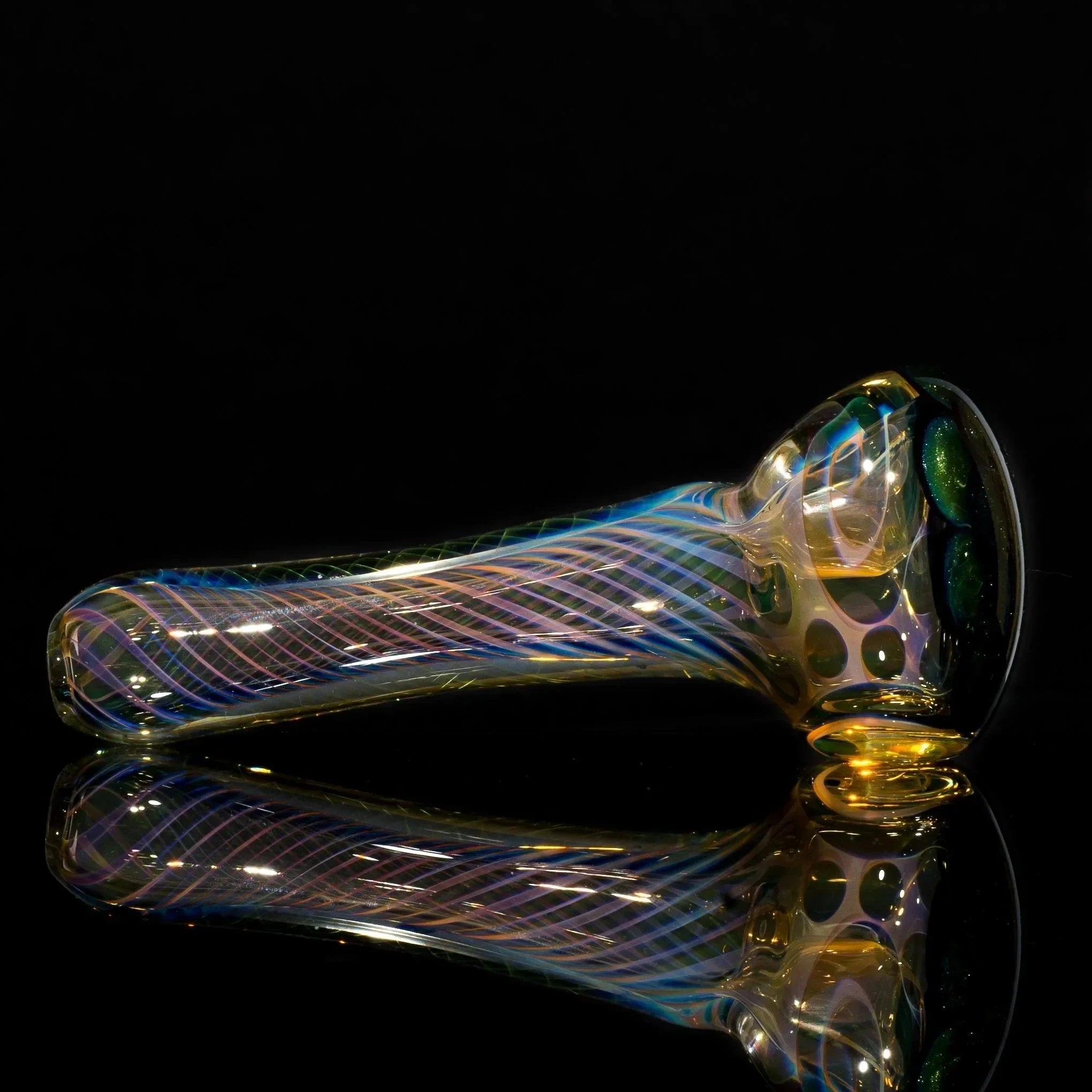 Matt 2000 Fumed Inside Out Dotstack Spoon Olive