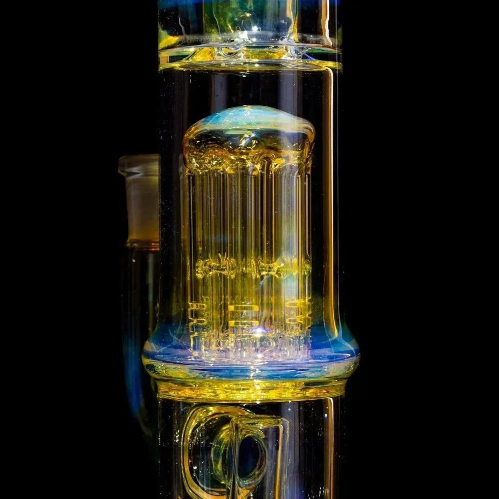 Mr. E - Fume Double Perc Flower Tube w/ Slide