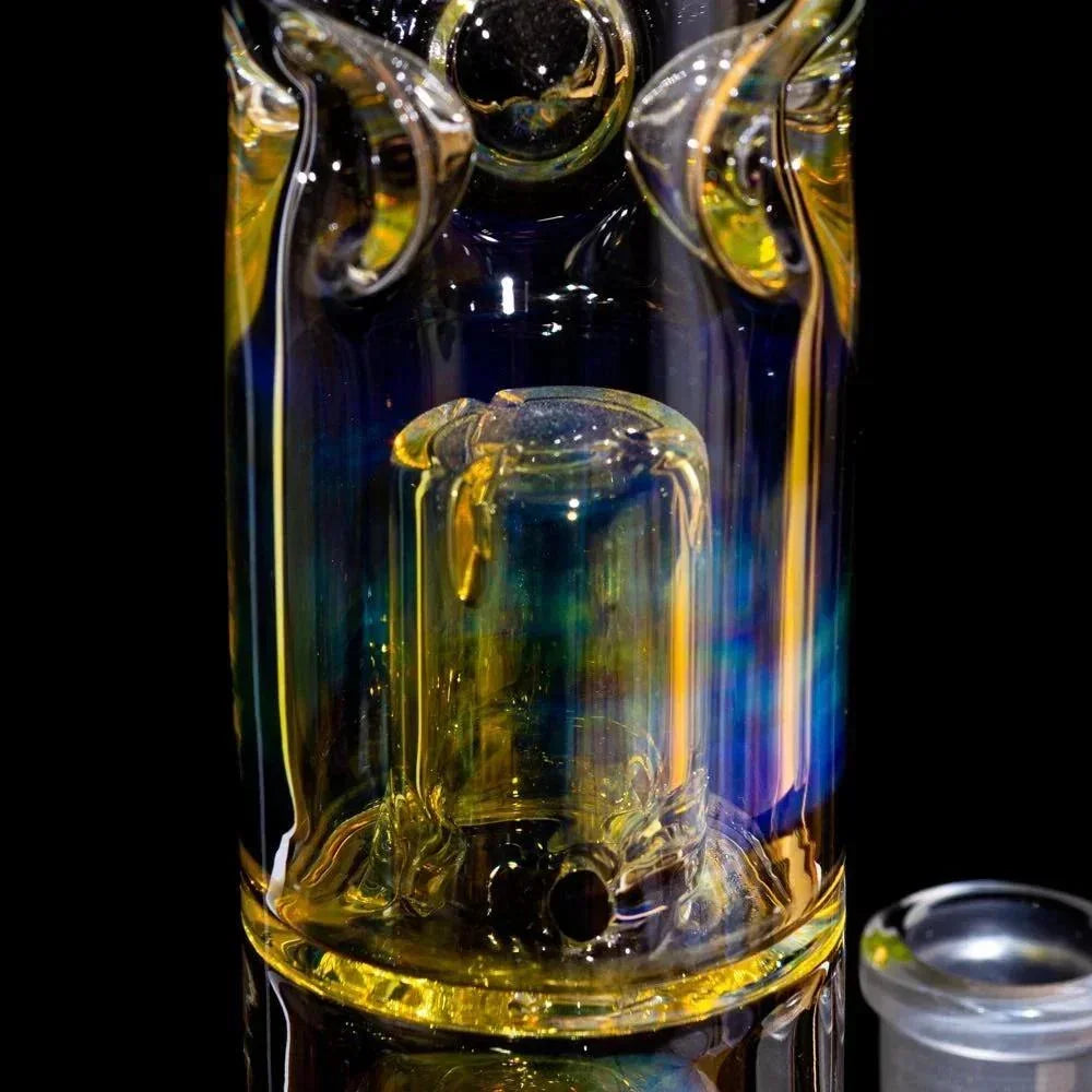 Mr. E - Fume Double Perc Flower Tube w/ Slide