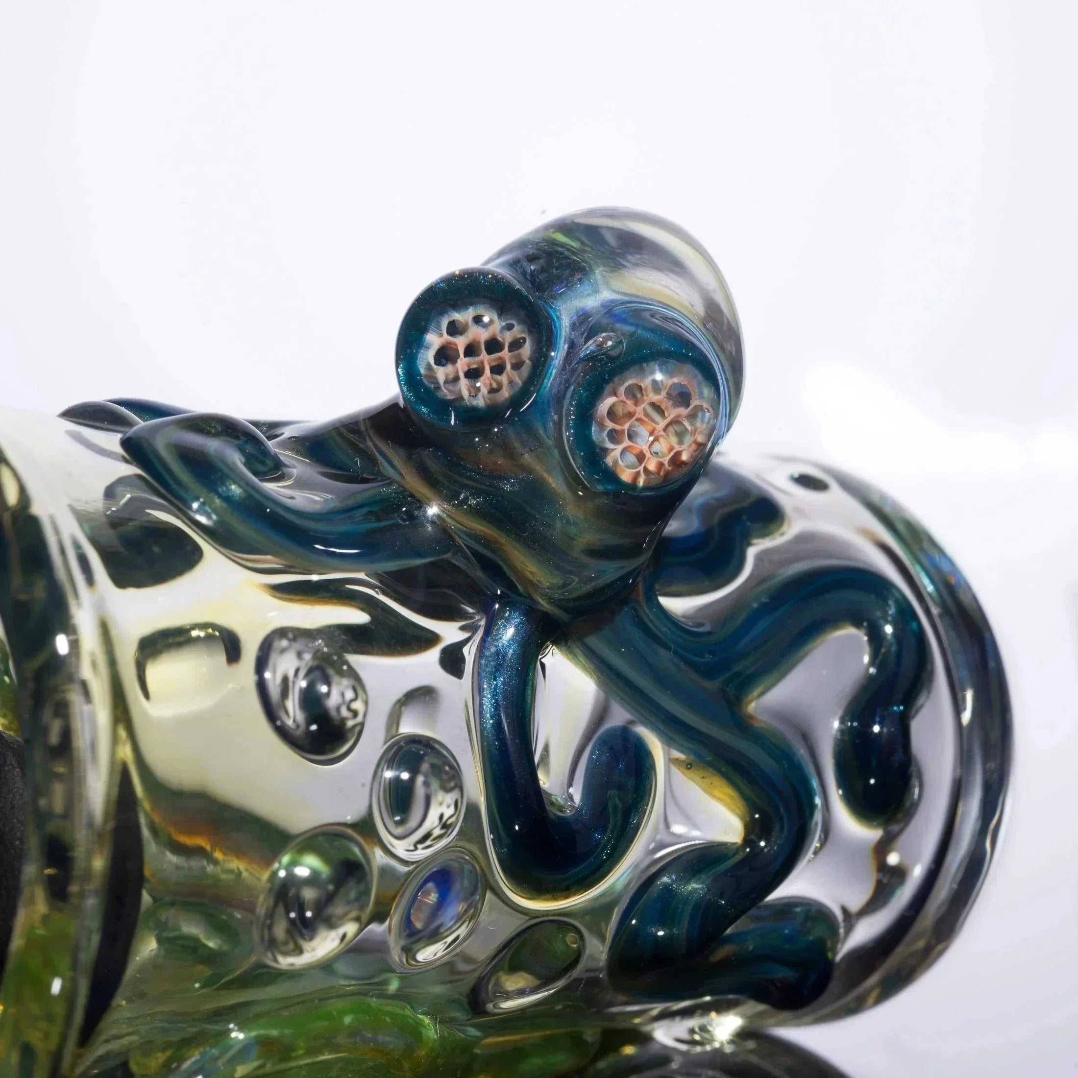 "Shoot the Sh*t" Mystic Glass Octopus Scene Shot Glass 5
