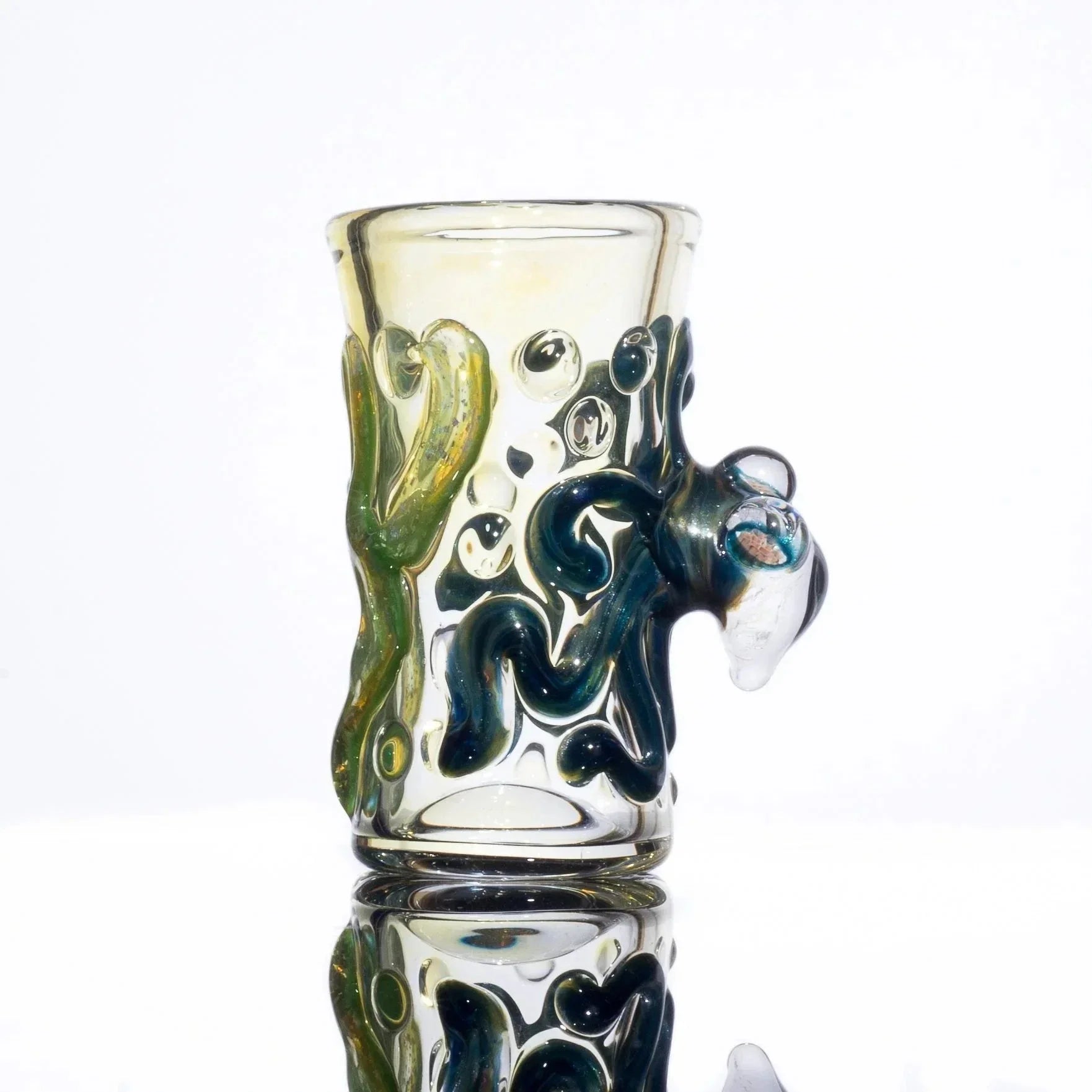 "Shoot the Sh*t" Mystic Glass Octopus Scene Shot Glass 5