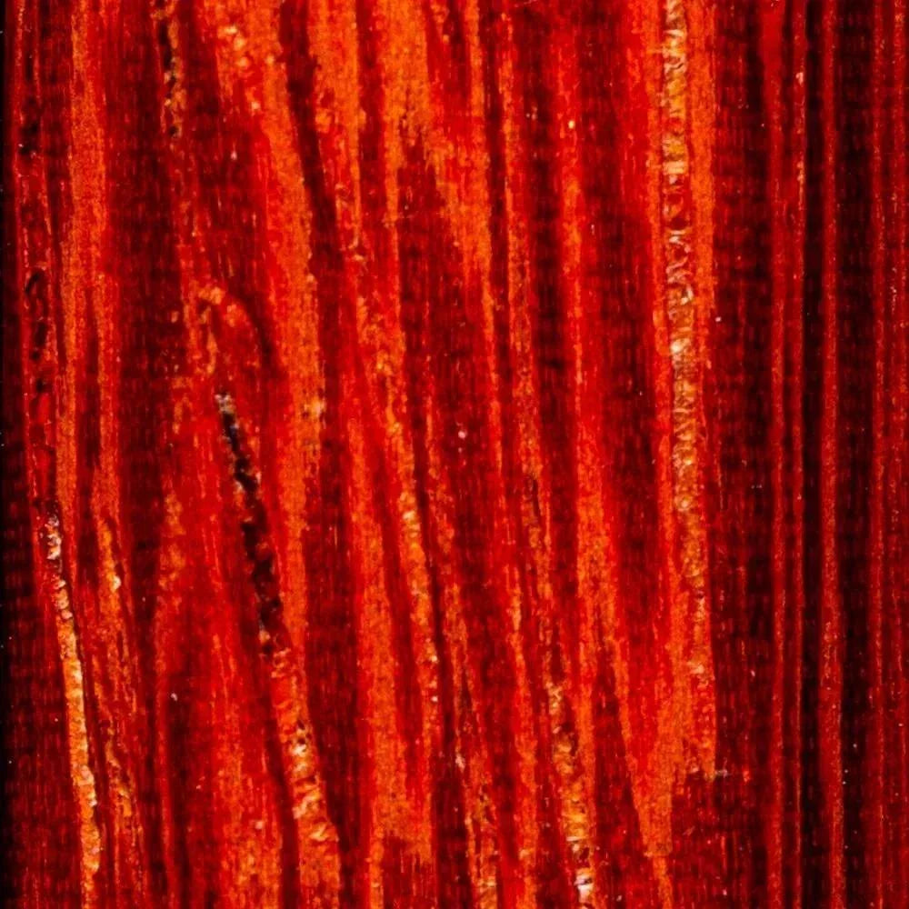 Exotic reddish-brown hardwood grain texture, close-up swatch sample for smoking accessories.