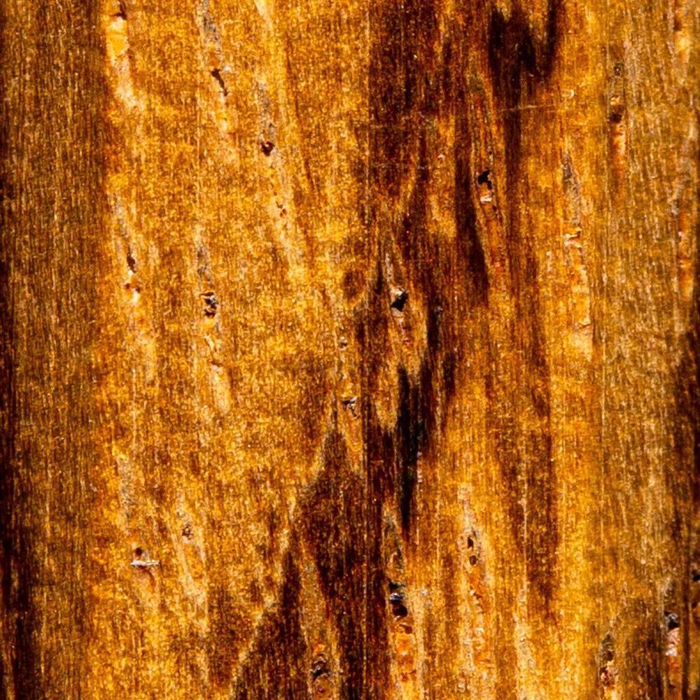 Close-up of natural wood grain with warm brown and golden tones, texture detail