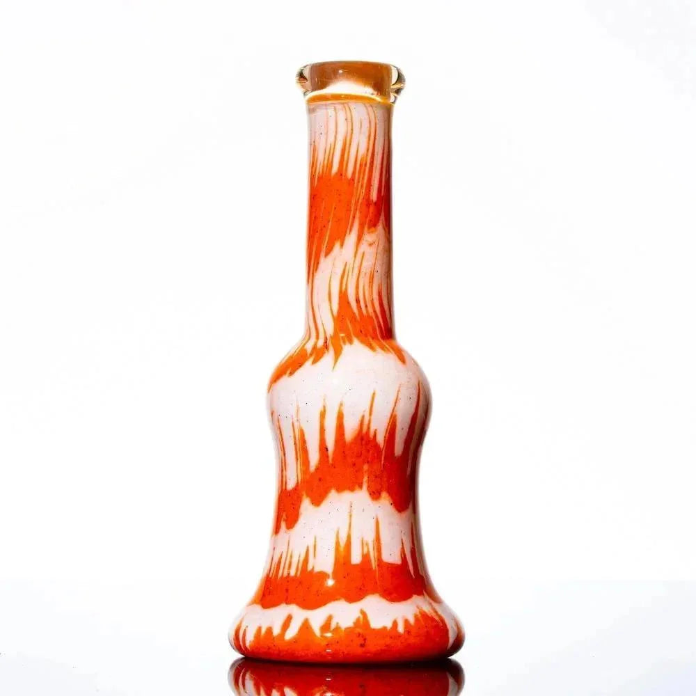 Plug A Nug Orange/ White Frit Stack Tube