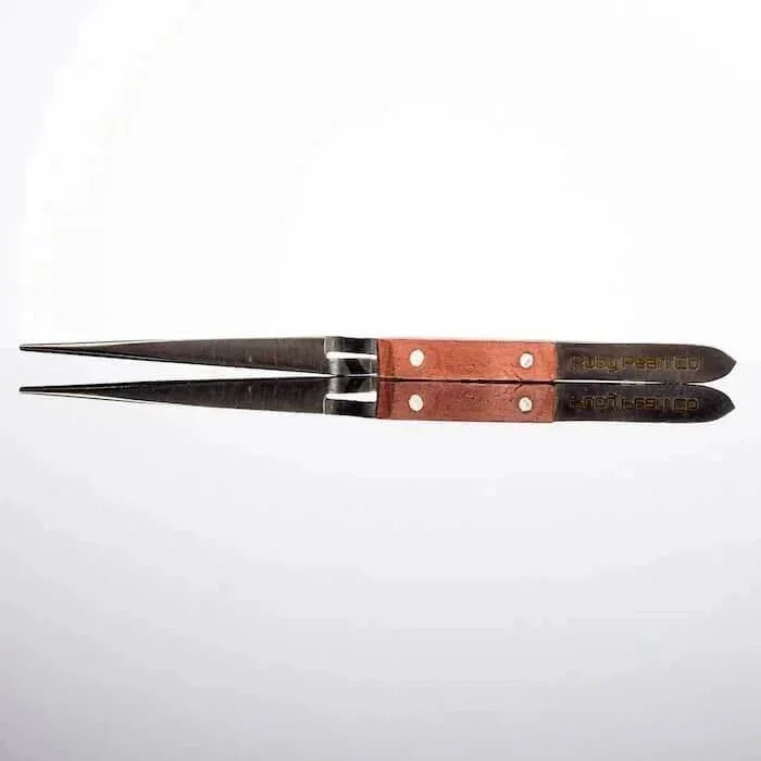 Ruby Pearl Co. copper-handled smoking tongs for glass pipes and vaporizers