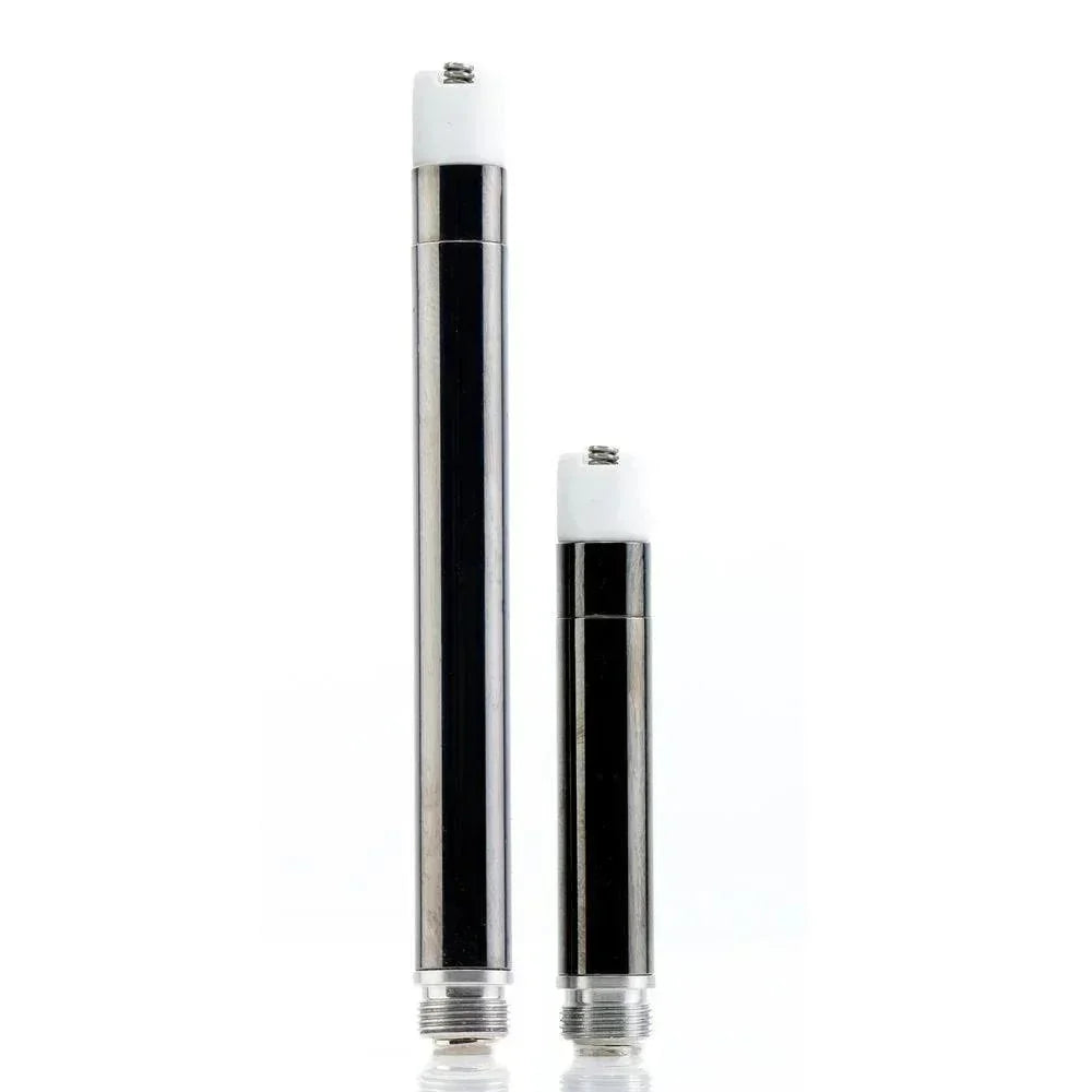 Two ceramic heating element vaporizer sensors in large and small sizes side by side