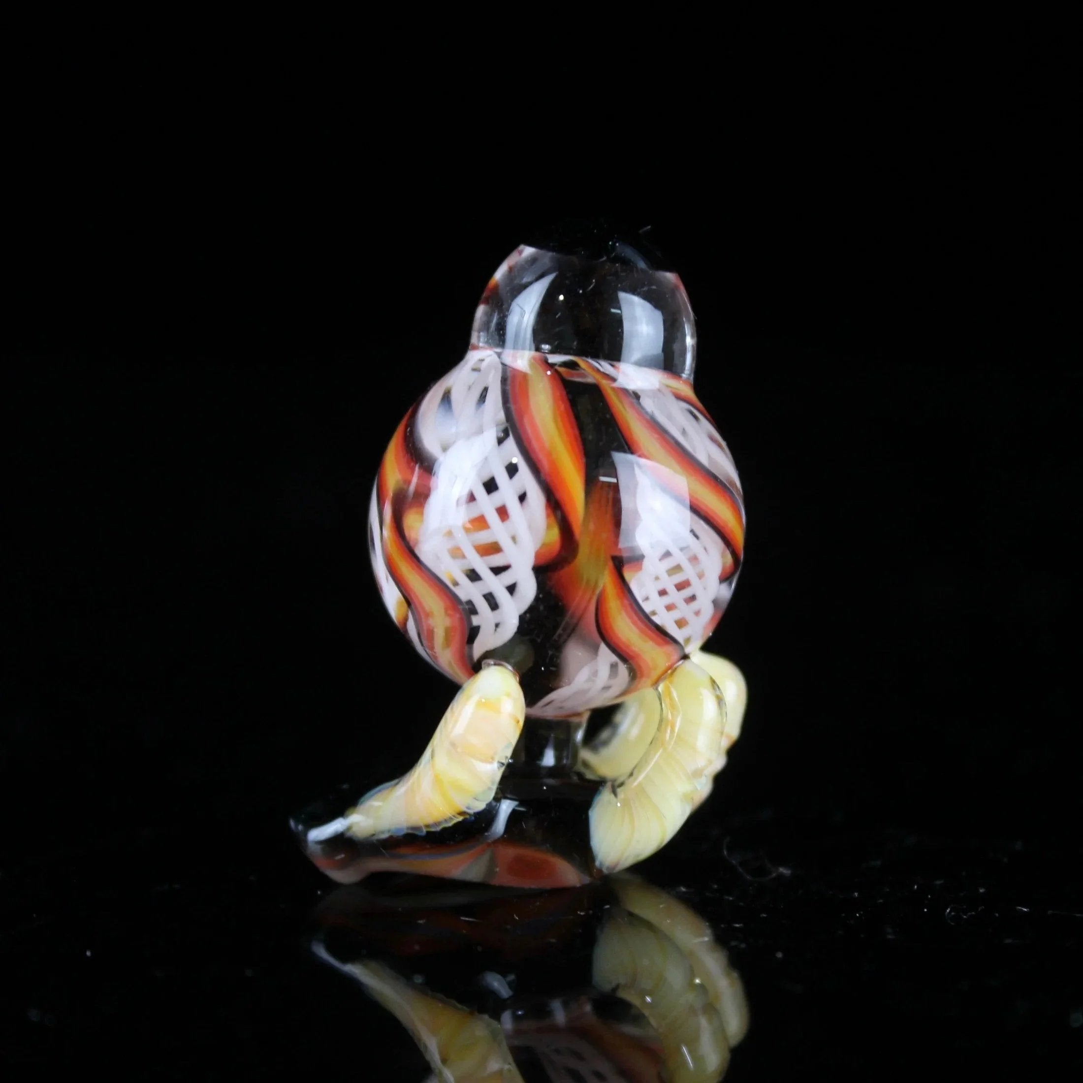 Goober Gabe - Fine Line Latticino Desert Fire Slurper Plug