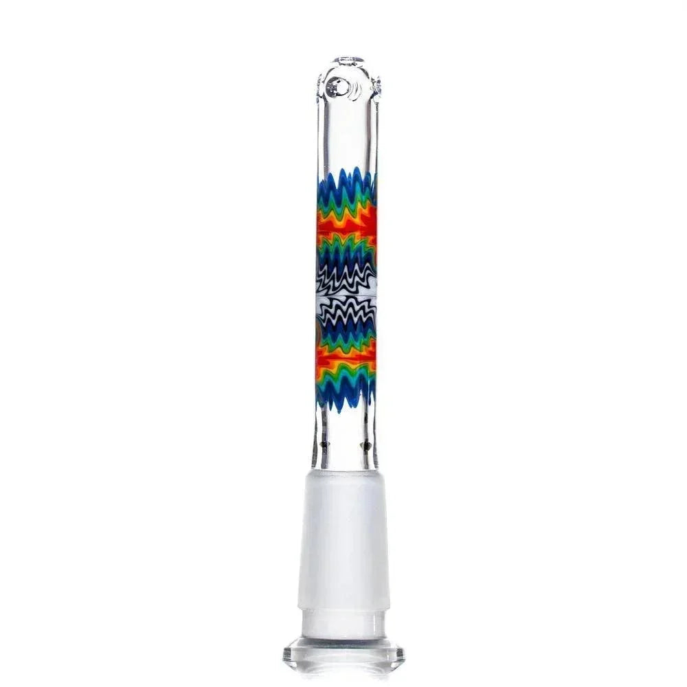 Stevie P - Black & White Rainbow Fade Linework Mini Beaker