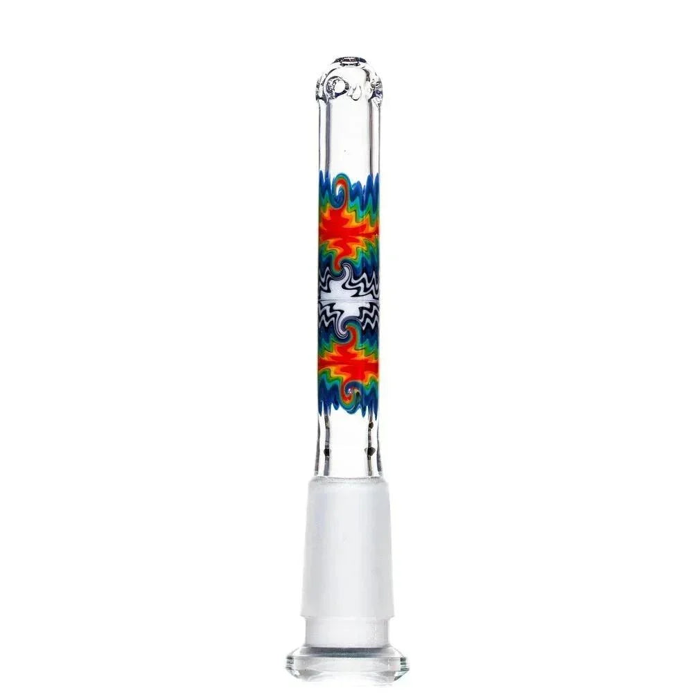 Stevie P - Black & White Rainbow Fade Linework Mini Beaker