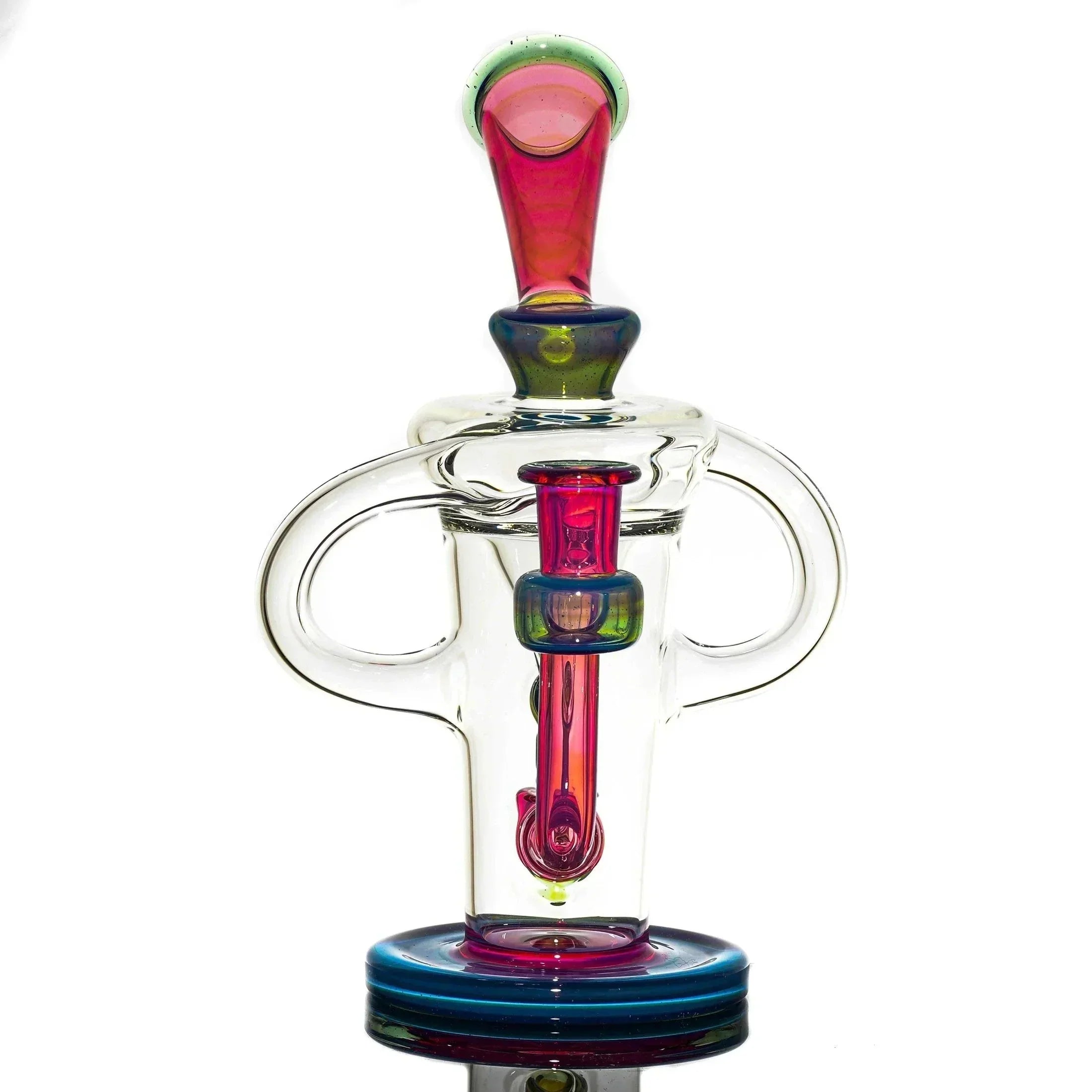 Stevie P - Clear, Karmaline & Blue Slyme Double Uptake Klein Recycler