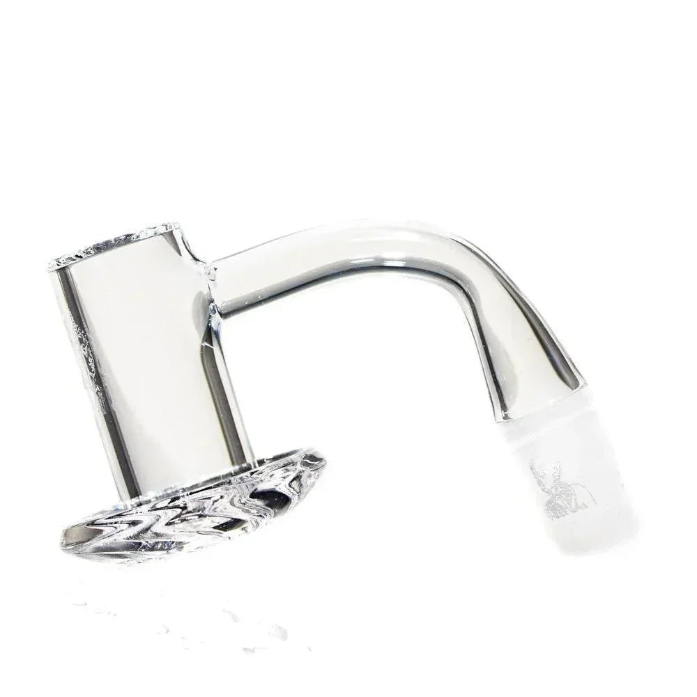 Quartz terp blender banger with clear glass design for dab rigs and concentrates