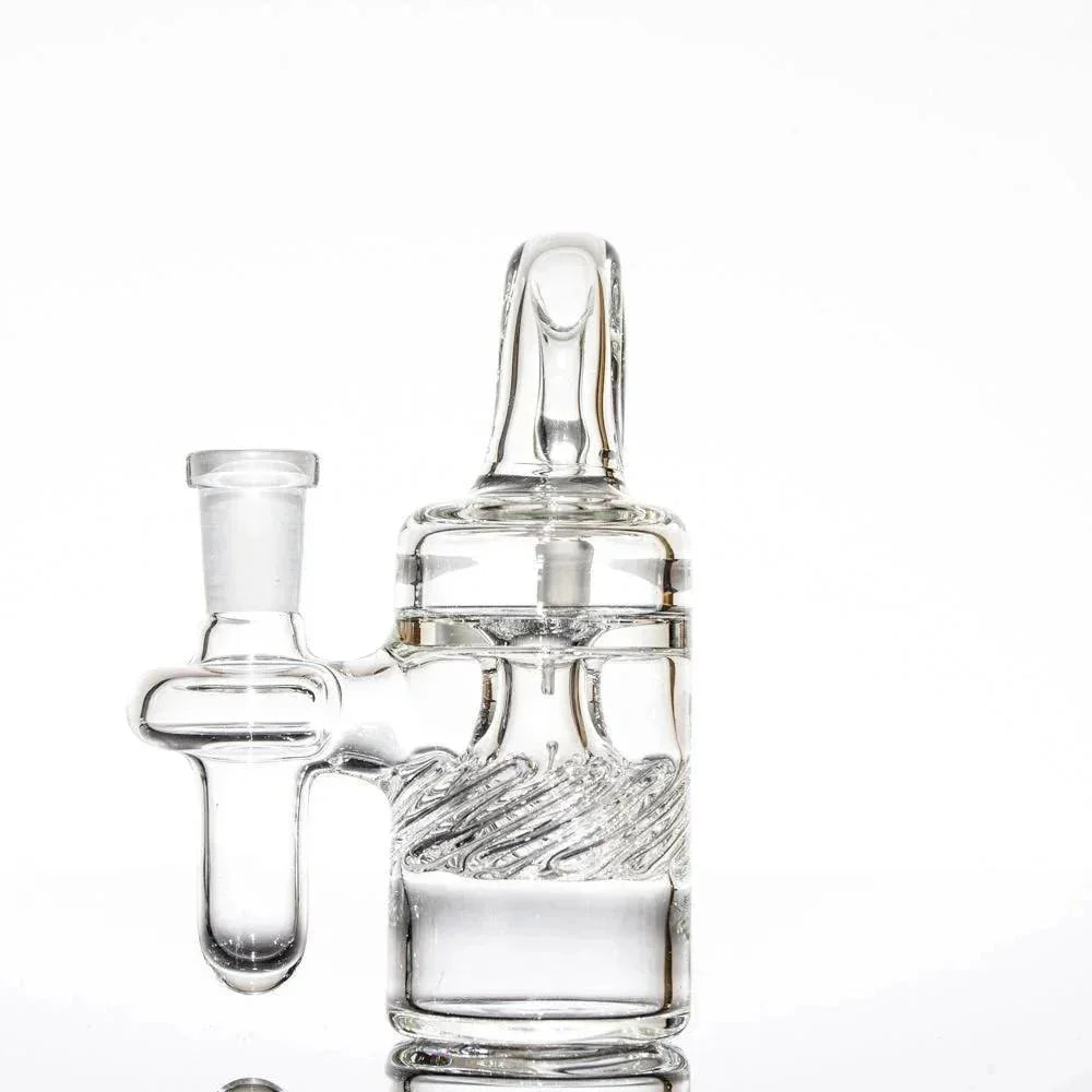 Hand-blown glass 10mm 90* Splash Catcher by Terroir Glass