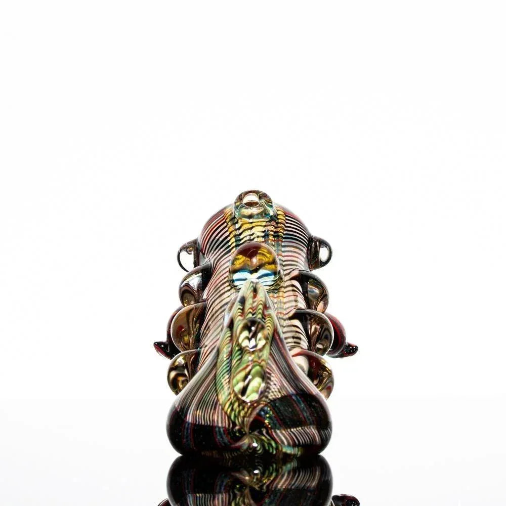 Torcher Glass - Dichro Dragon Push Bubbler