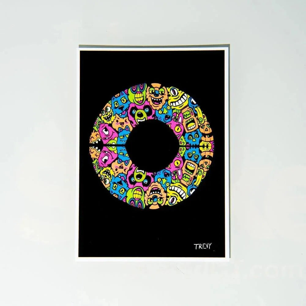 Trevy Metal - Black Monster Fan & Print