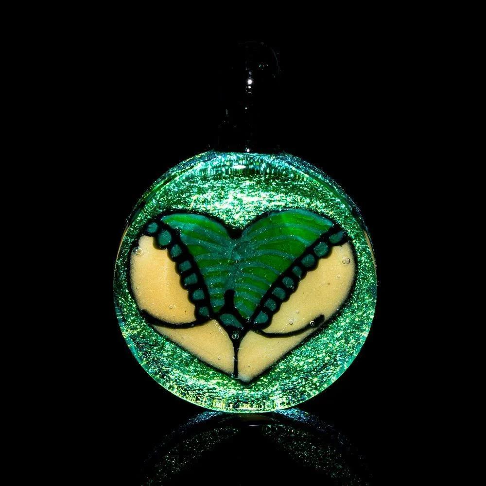 Windstar Glass - Green Booty Pendant