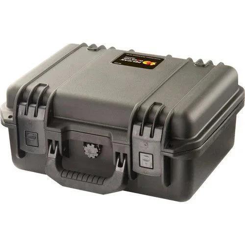 Durable black protective case for glass pipes and vaporizers, ideal for safe transport and storage.