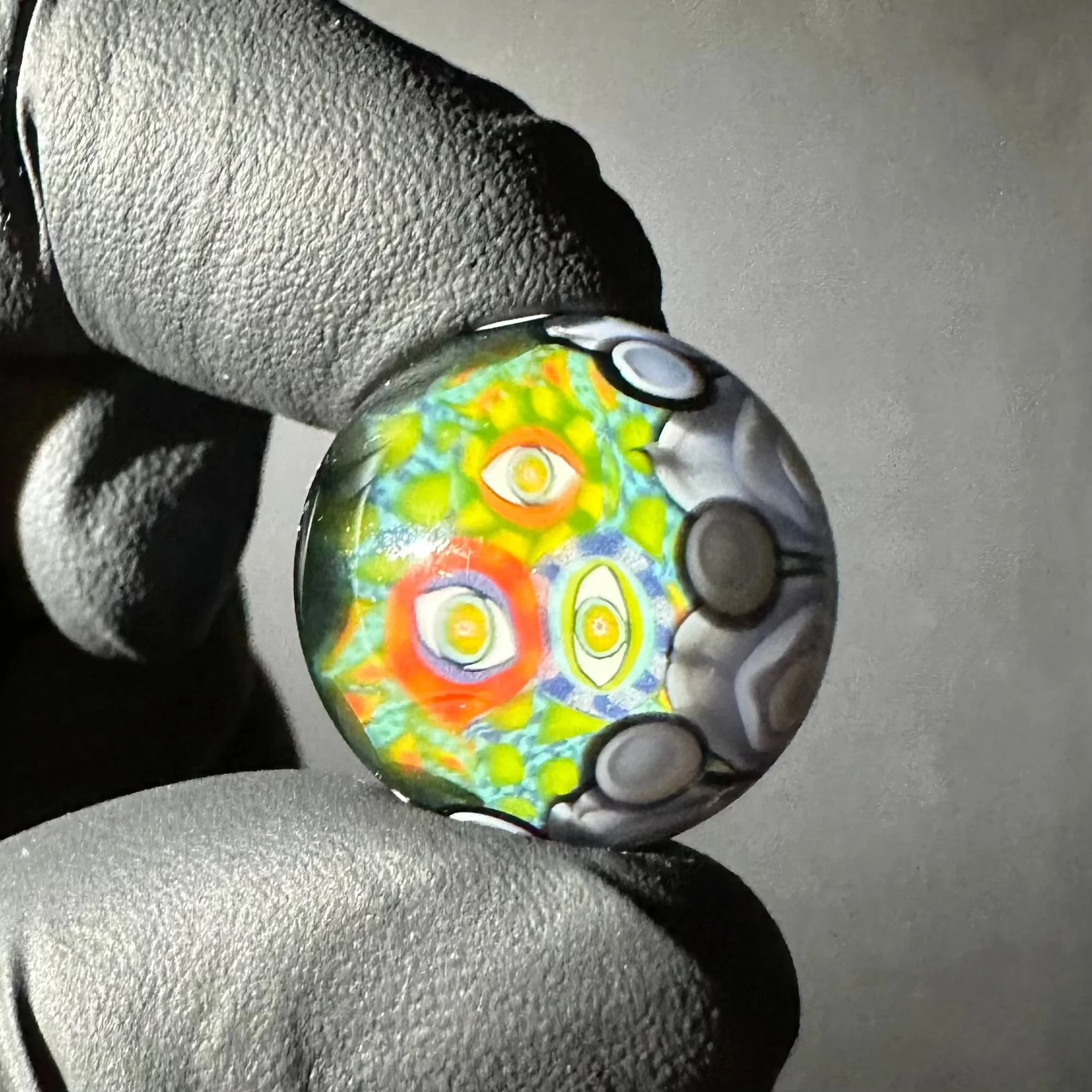 Banjo x Lil Bear - 02' Series: Black & Blue Dotstack Vision 20MM Marble