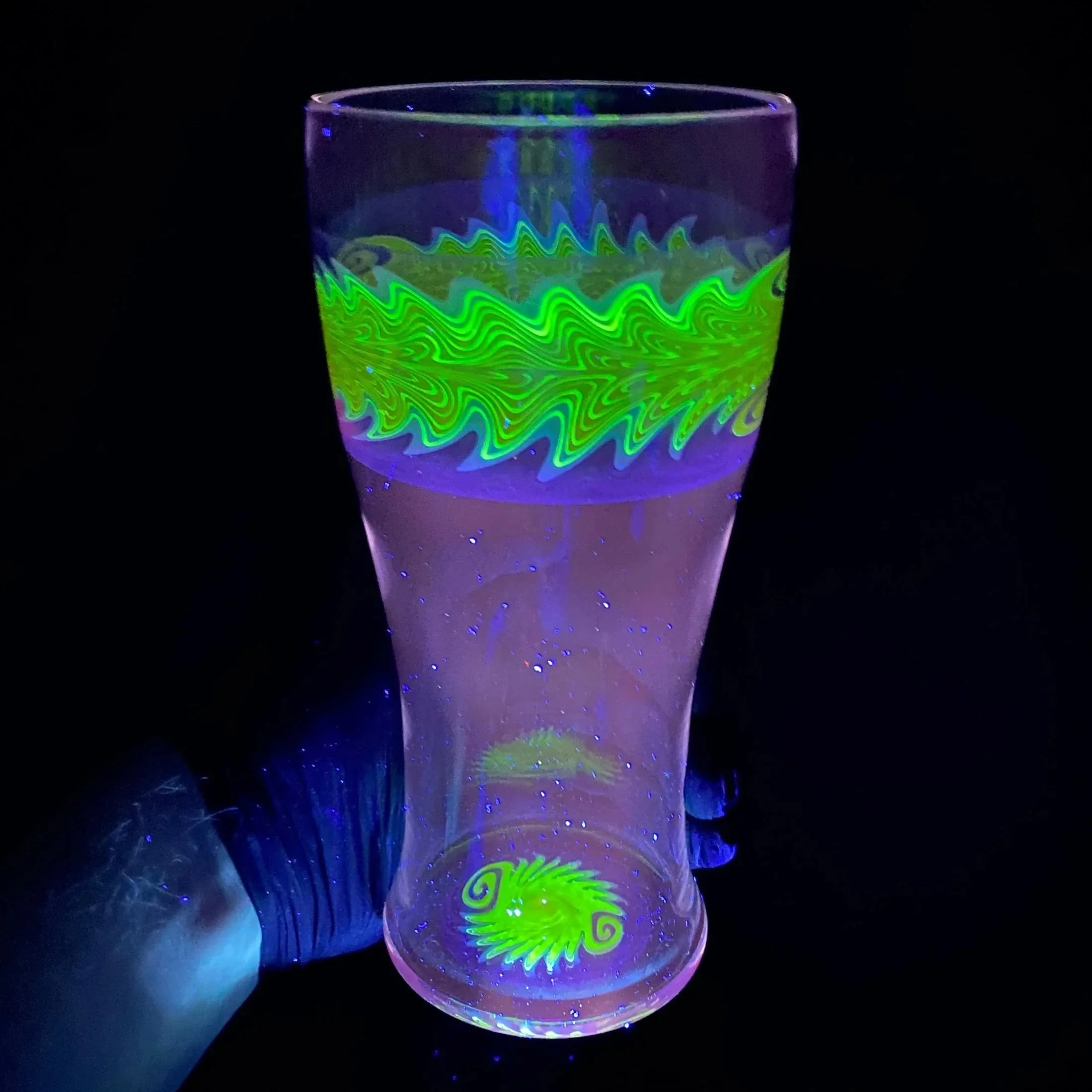 Erik Anders - Purple And Green Wig Wag Cup