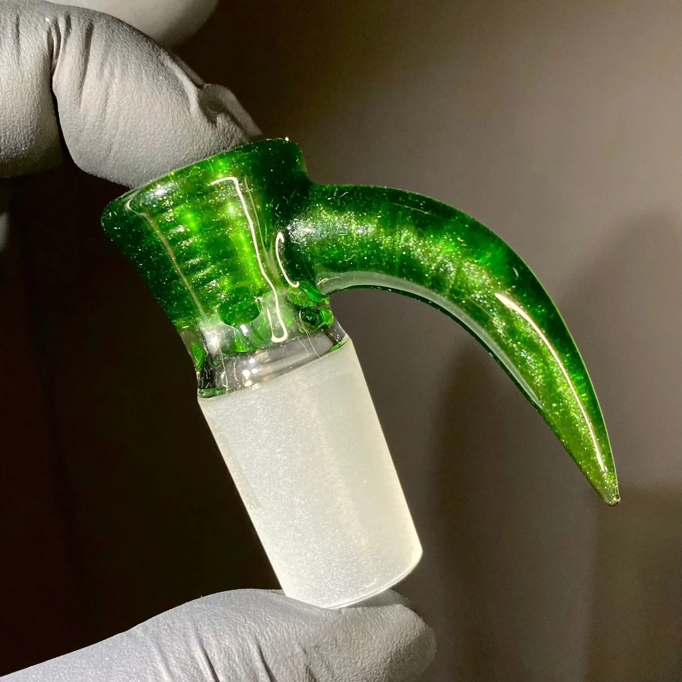 OJ Flame - Green Stardust 16" 4 Arm Straight Tube