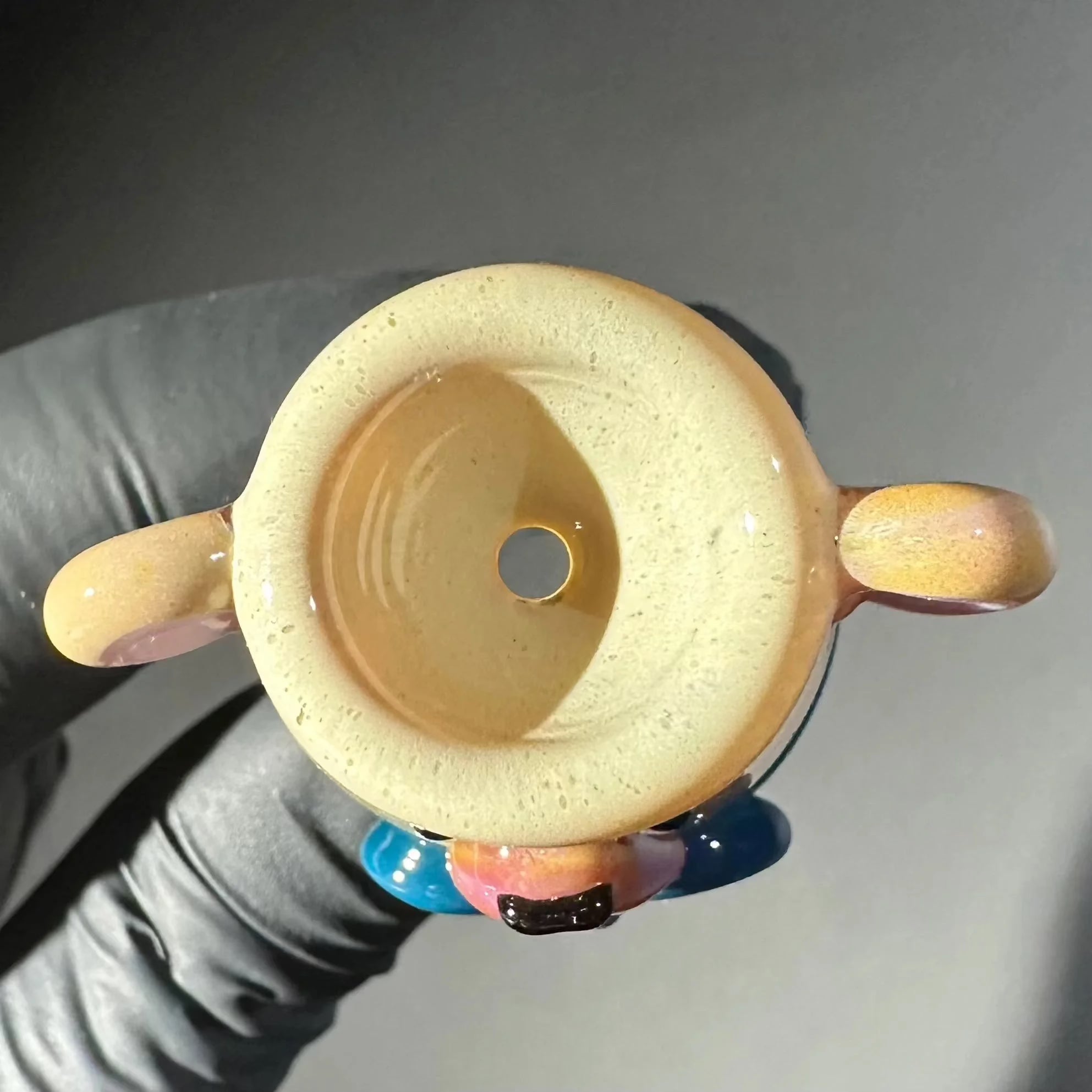 Trina Caterina - Turquoise Tie & Blue Shirt Tan Bear 18mm Slide