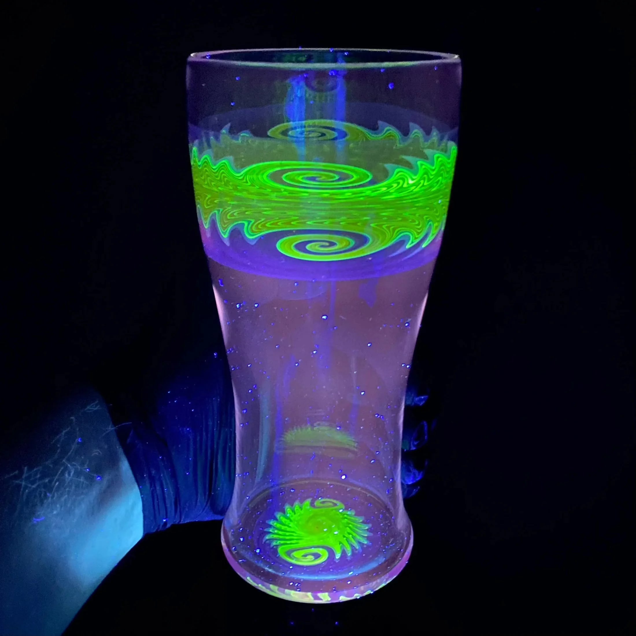 Erik Anders - Purple And Green Wig Wag Cup