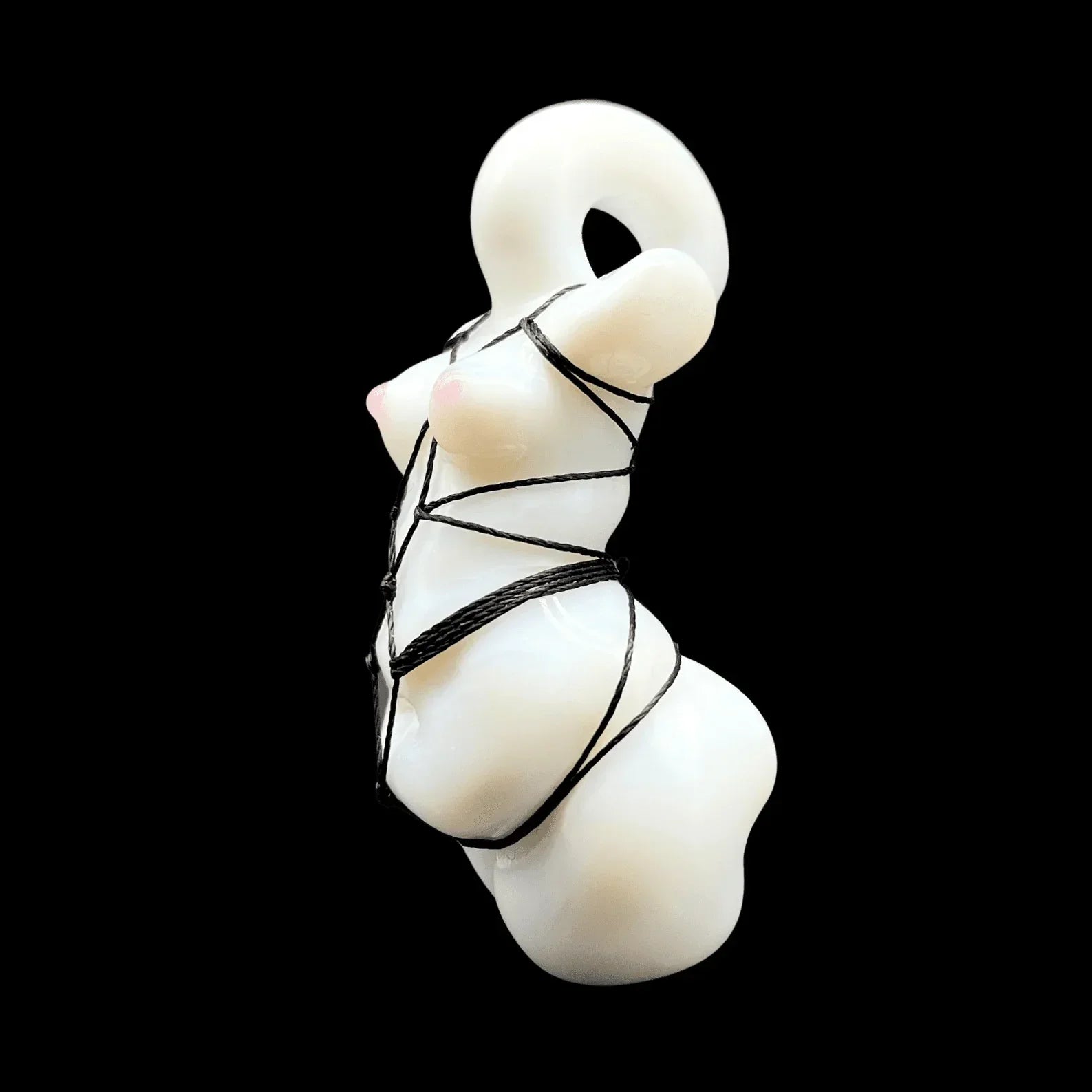 Glass By Ariel - Lotus & Uber Torso Pendant