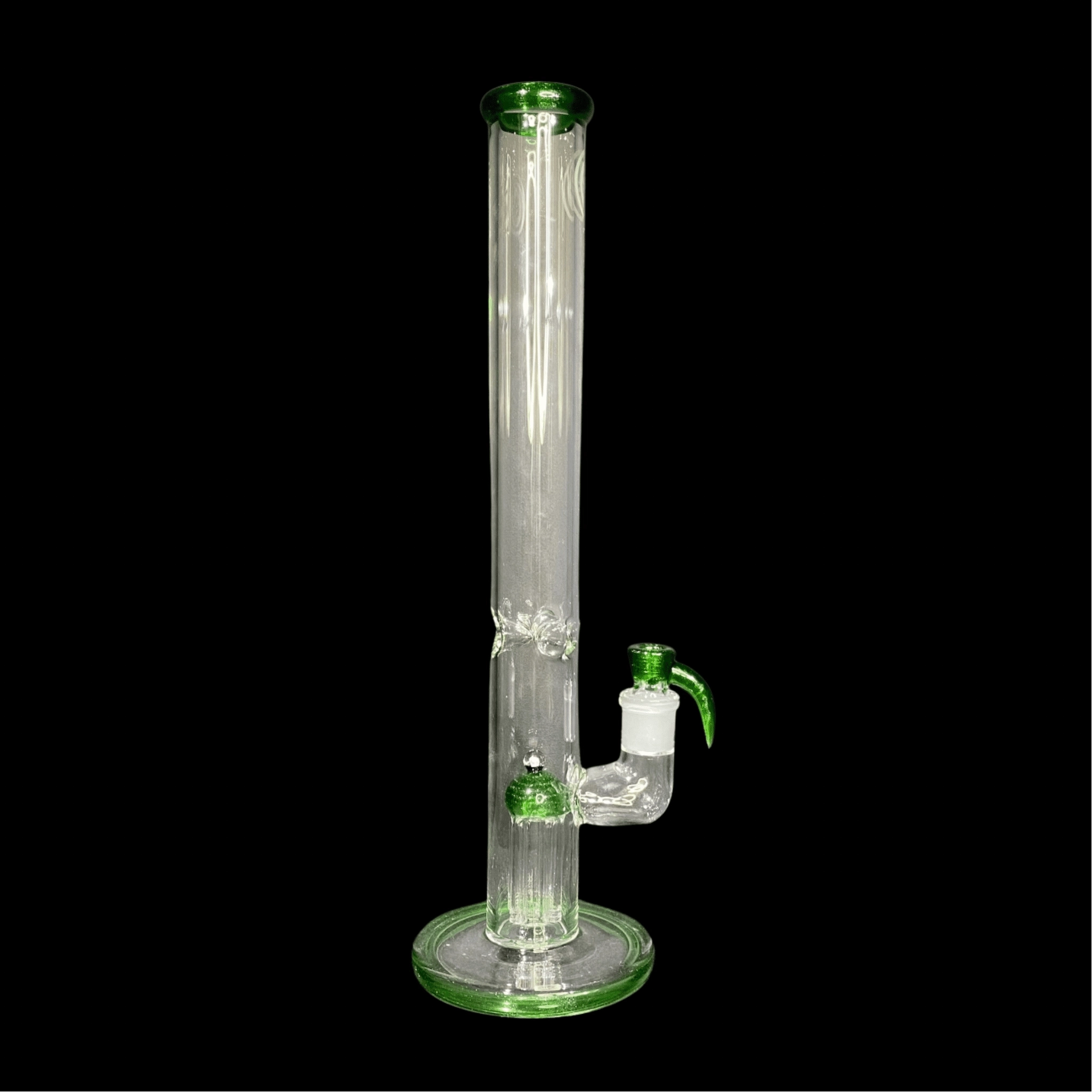 OJ Flame - Green Stardust 16" 4 Arm Straight Tube