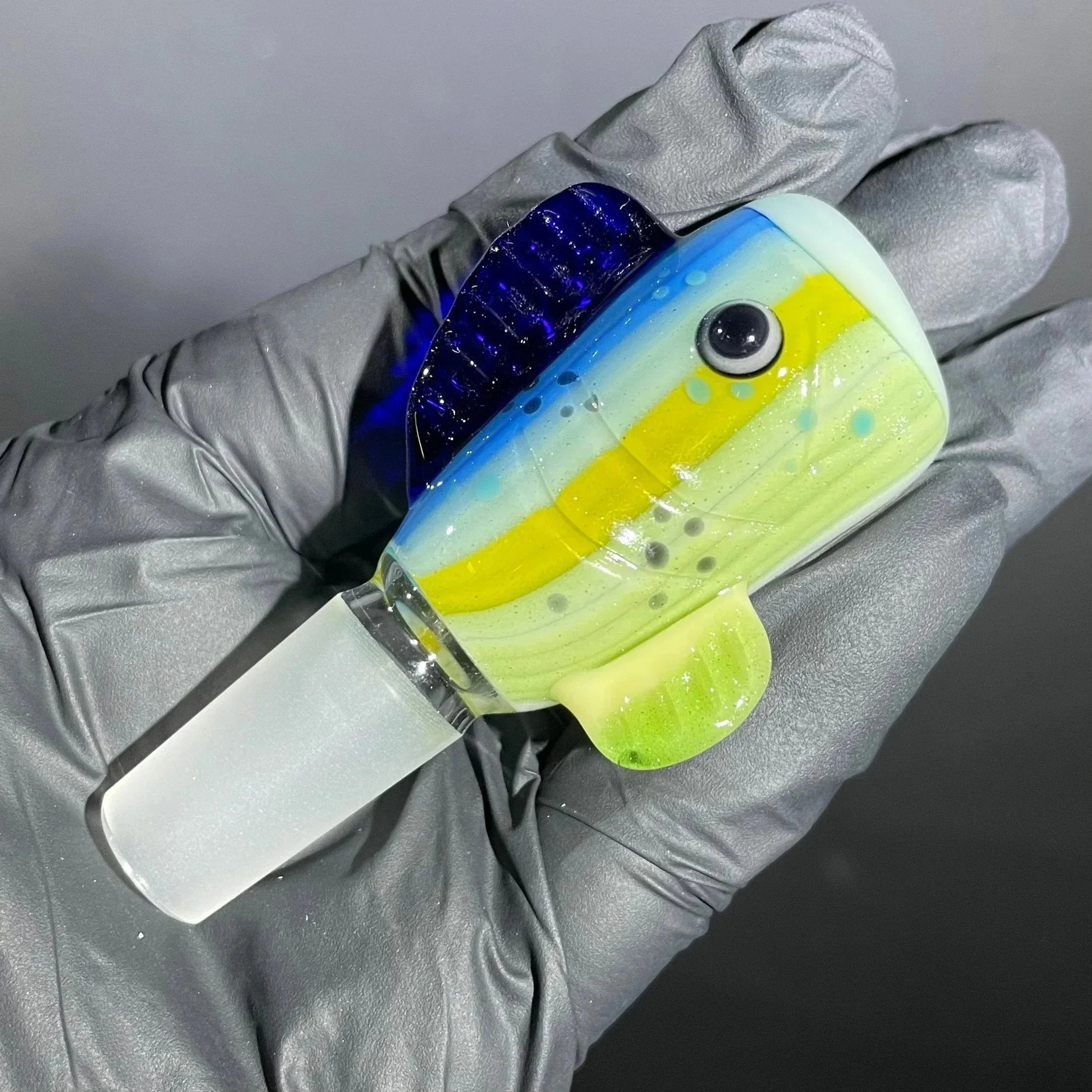 603 Glass - Mahi Mahi 14mm Slide