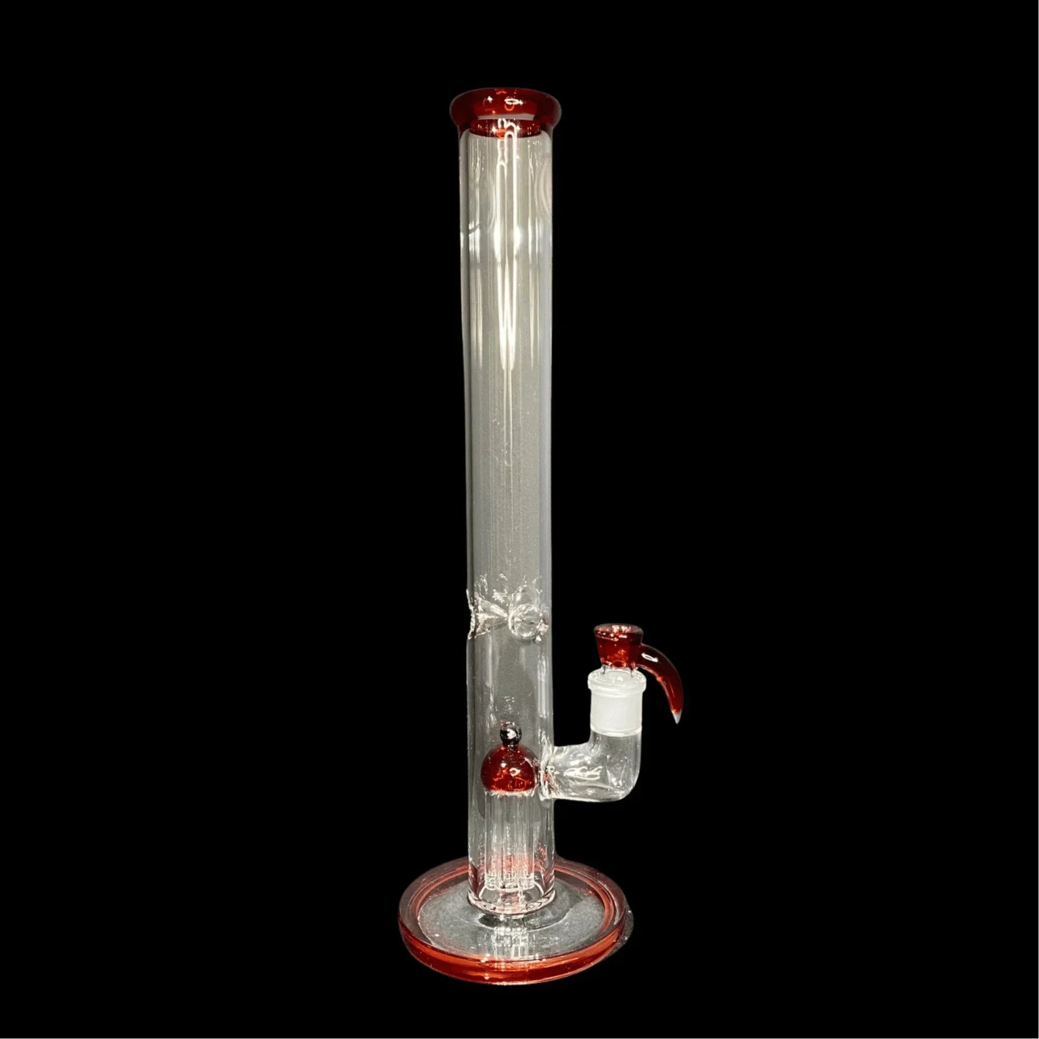 OJ Flame - Light Red Elvis 16" 4 Arm Straight Tube